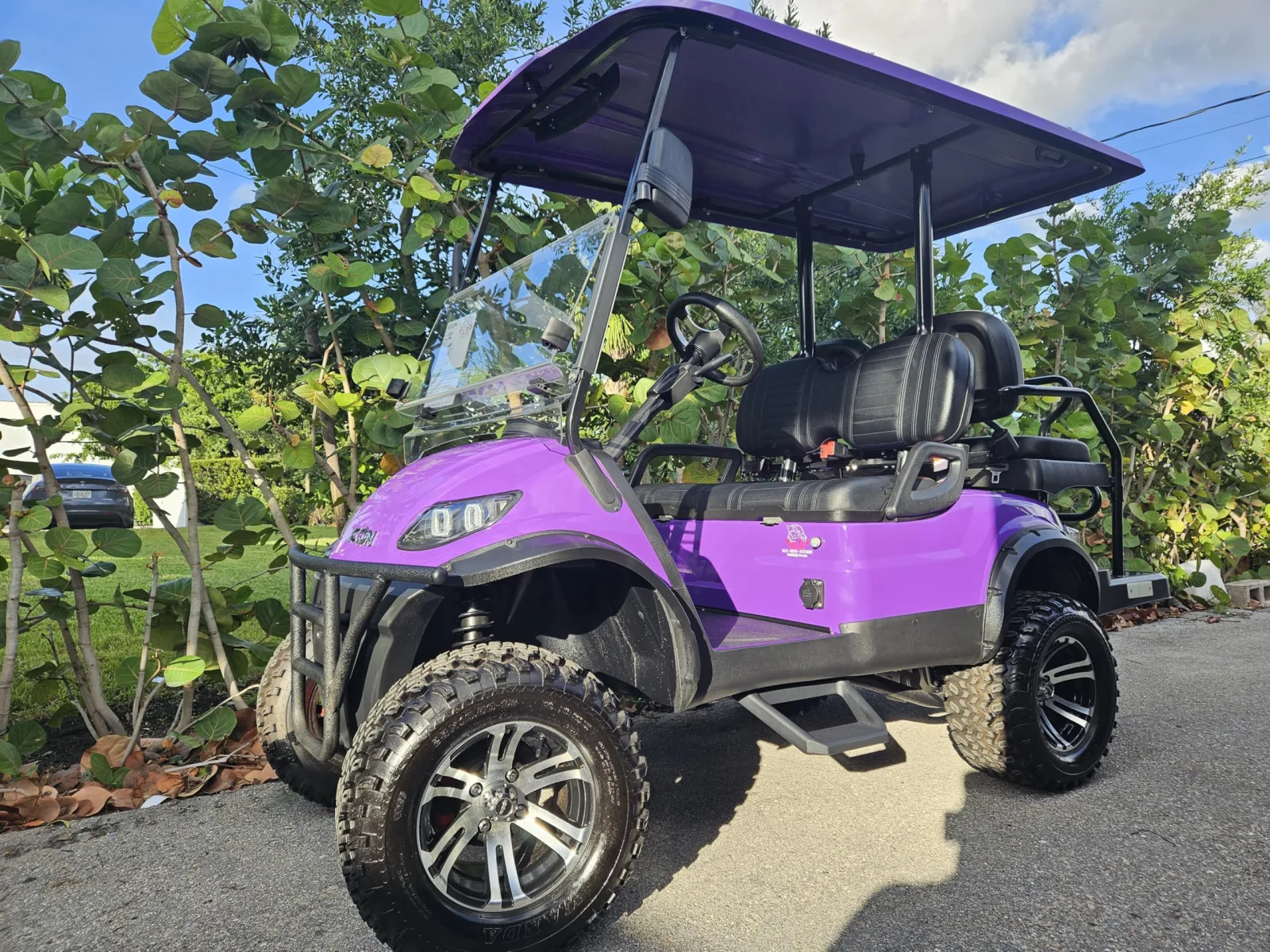 REVENGE Side Step Nerf Bars for ICON Golf Carts 2022-2025 image 3