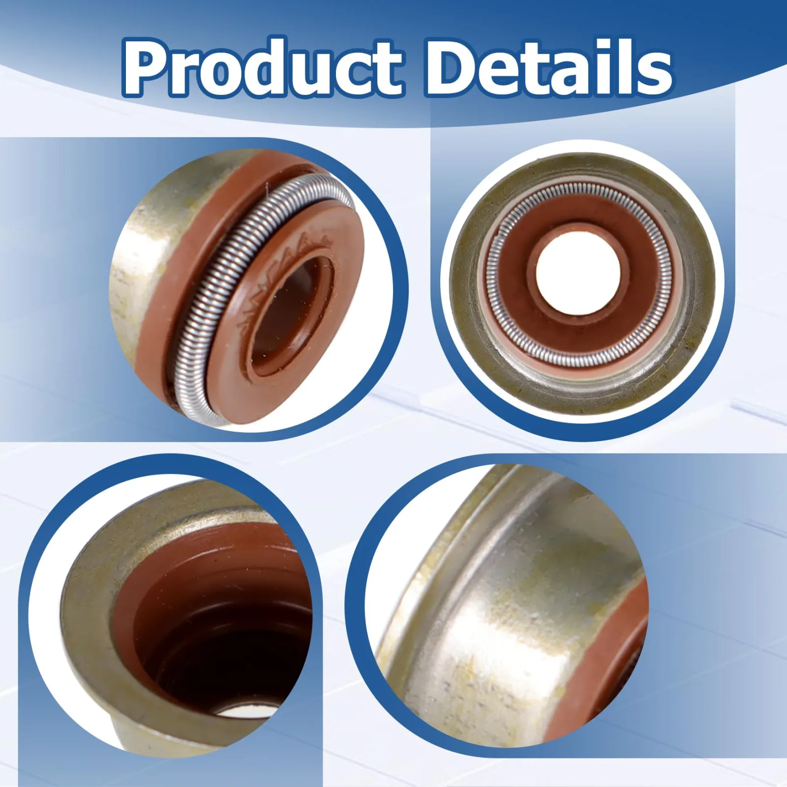 WFLNHB Valve Stem Seals for E-Z-GO 295/350cc (1991+) - 1-8625969-830864 image 4