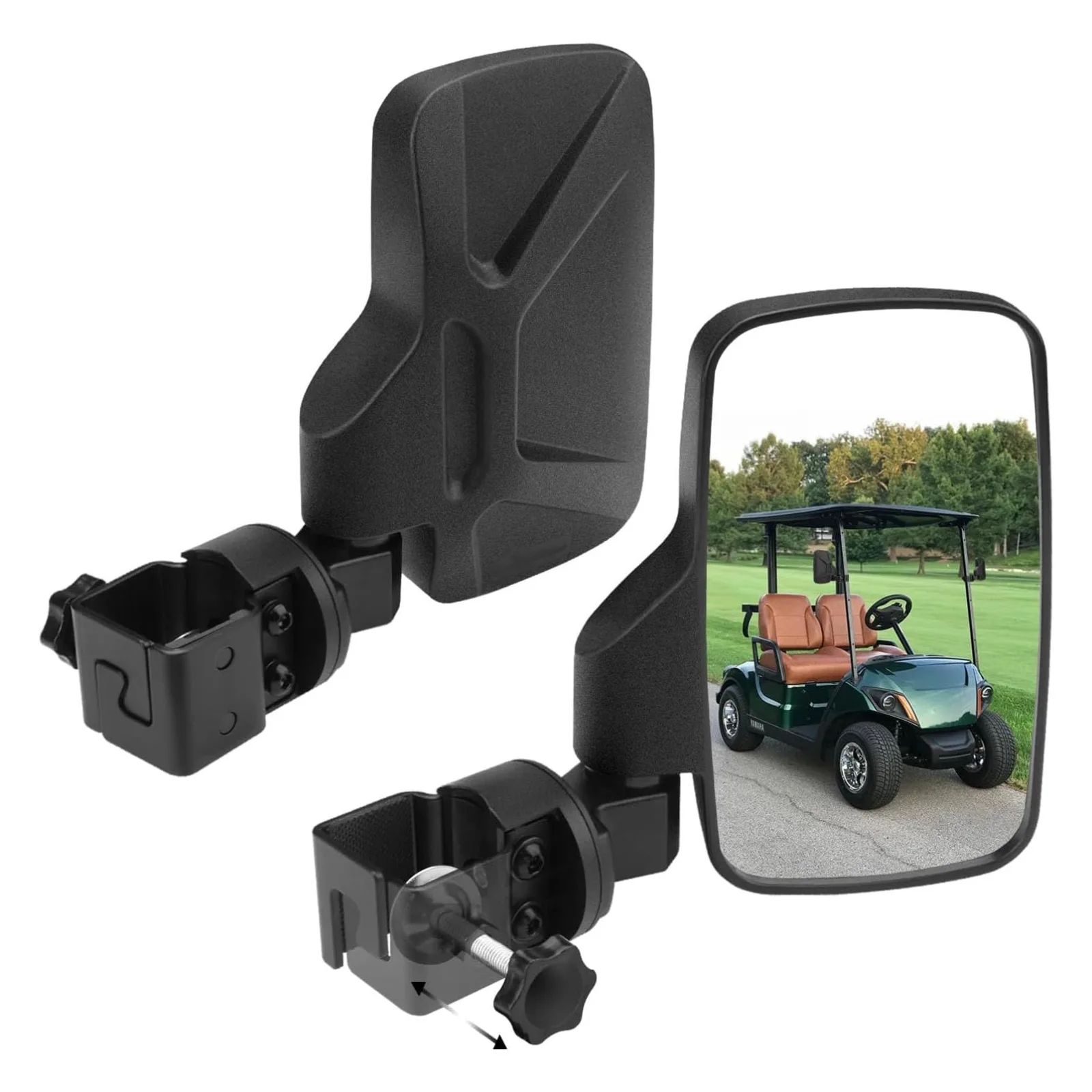 GHXYHTH Rear View Mirror for Yamaha UMAX Rally 2 Passenger