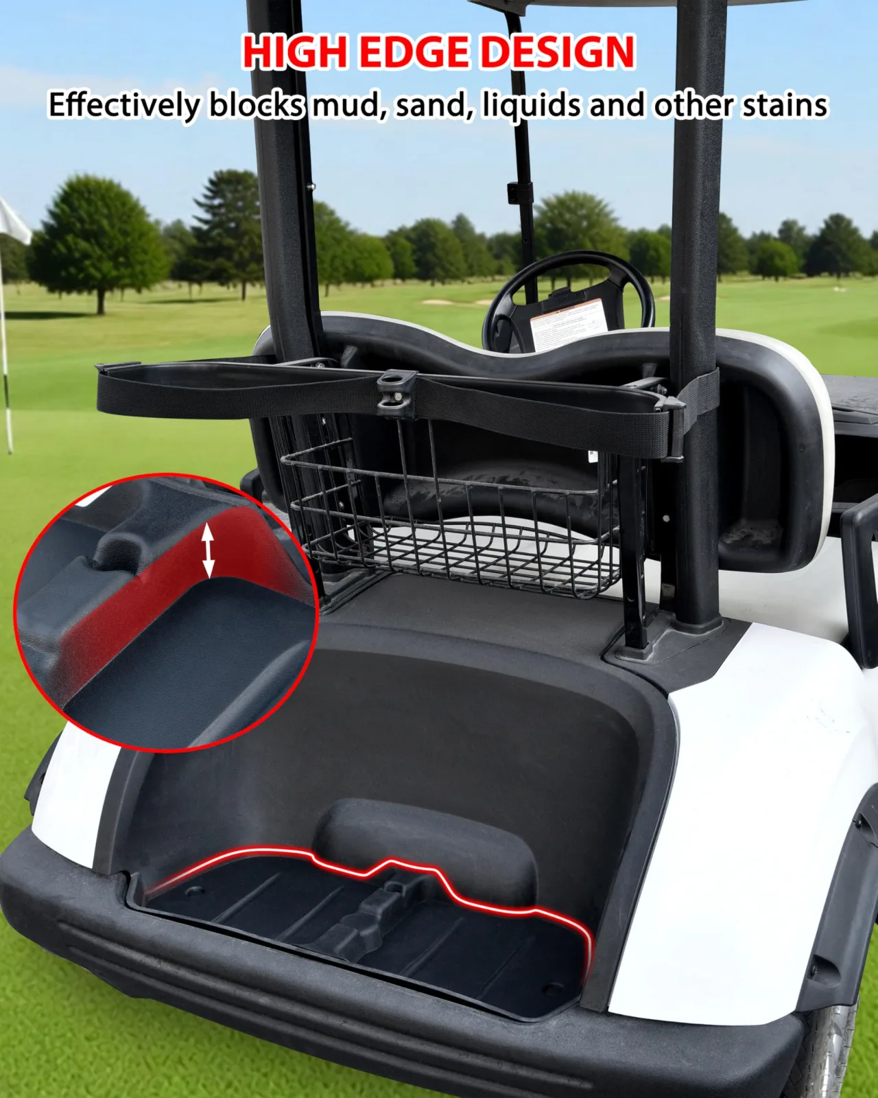 KEWISAUTO Bag Well Mat for Yamaha Drive2 G29 image 3