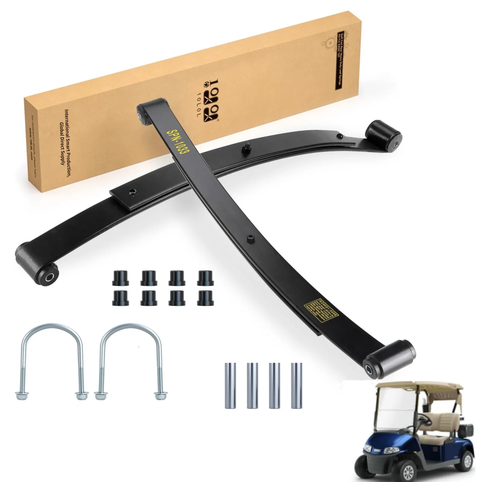 10L0L Rear Leaf Spring Kit for E-Z-GO RXV 2008-2013