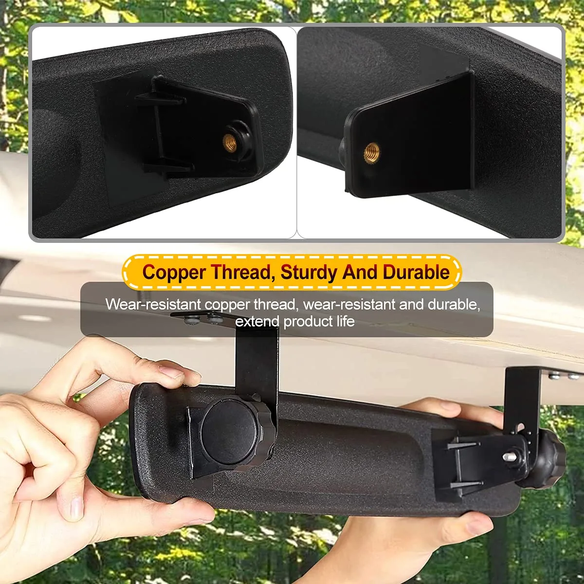 SHUNCHENXIANG Panoramic Rear View Mirror for Golf Carts image 4