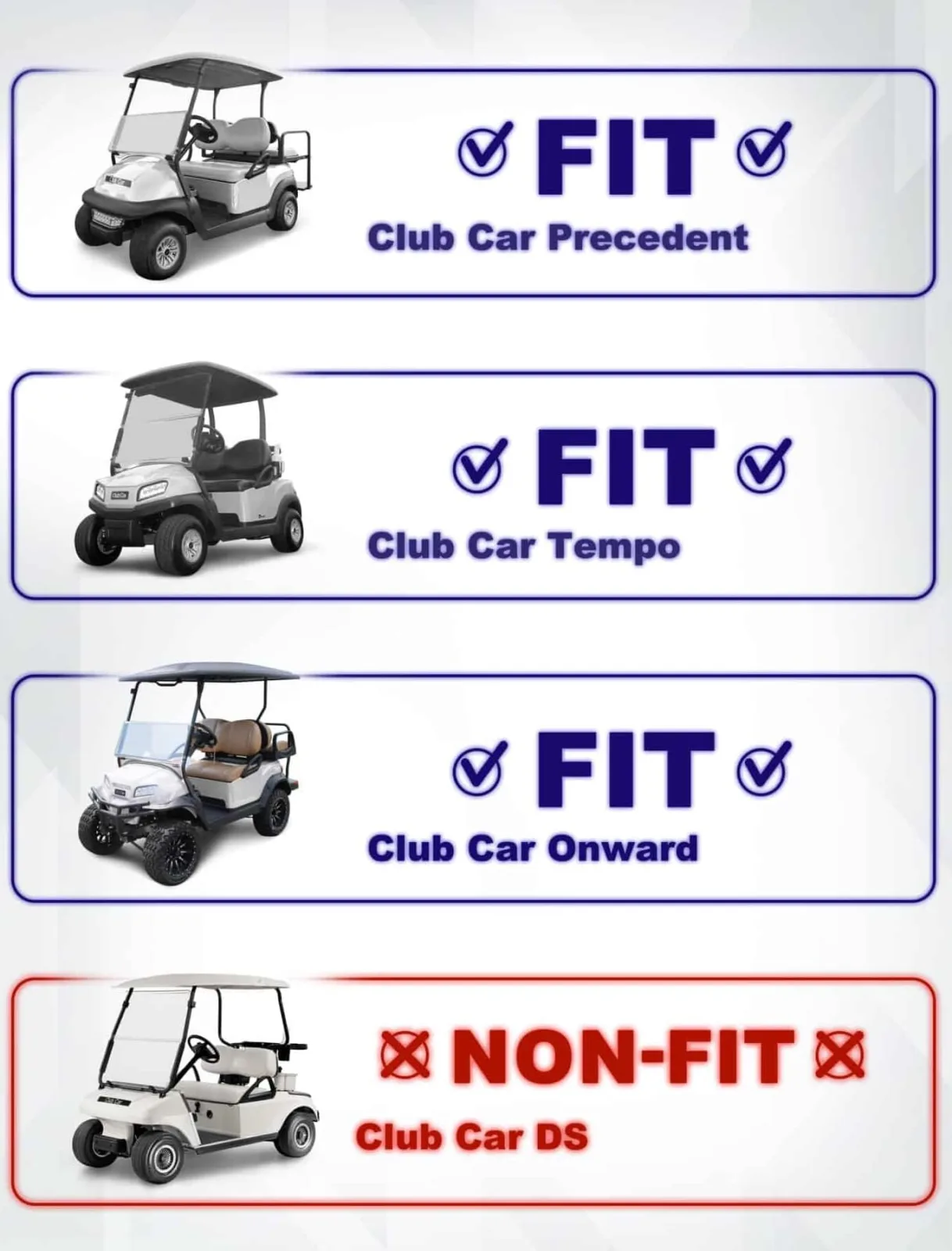 ACED Parts Rear Cargo Basket for Club Car Precedent and Tempo image 2