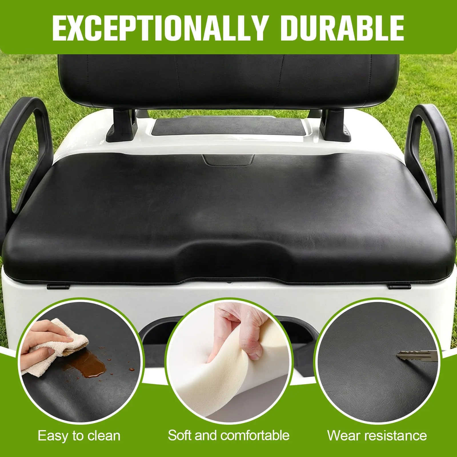 Hubxinly Front Seat Cushion for E-Z-GO RXV 2008+ image 4