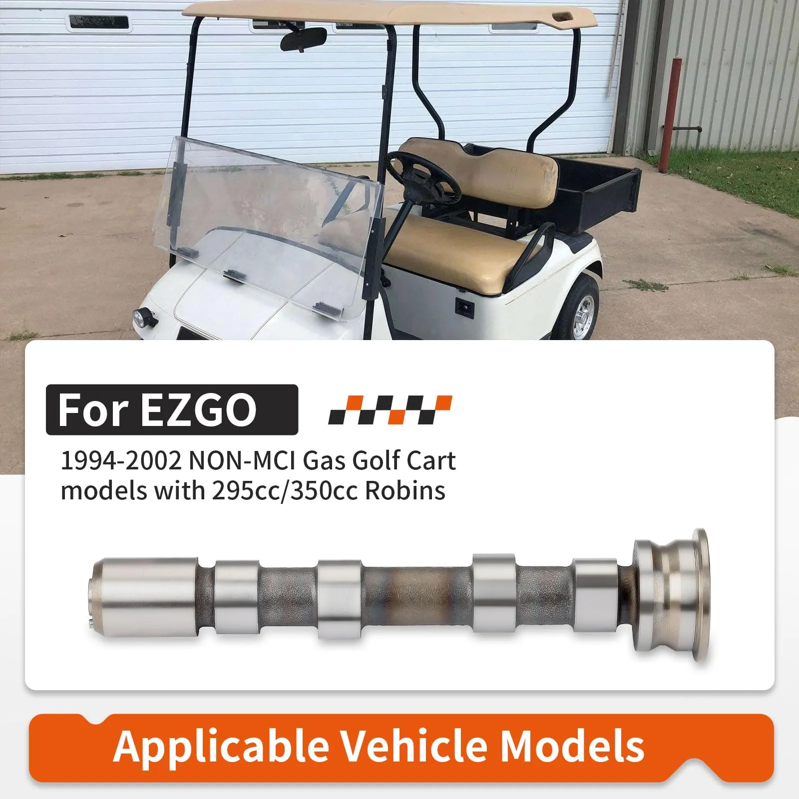 zozoye Camshaft Cam 26615-G01 for E-Z-GO 1994-2002 Non-MCI (Robin 295/350cc) image 2