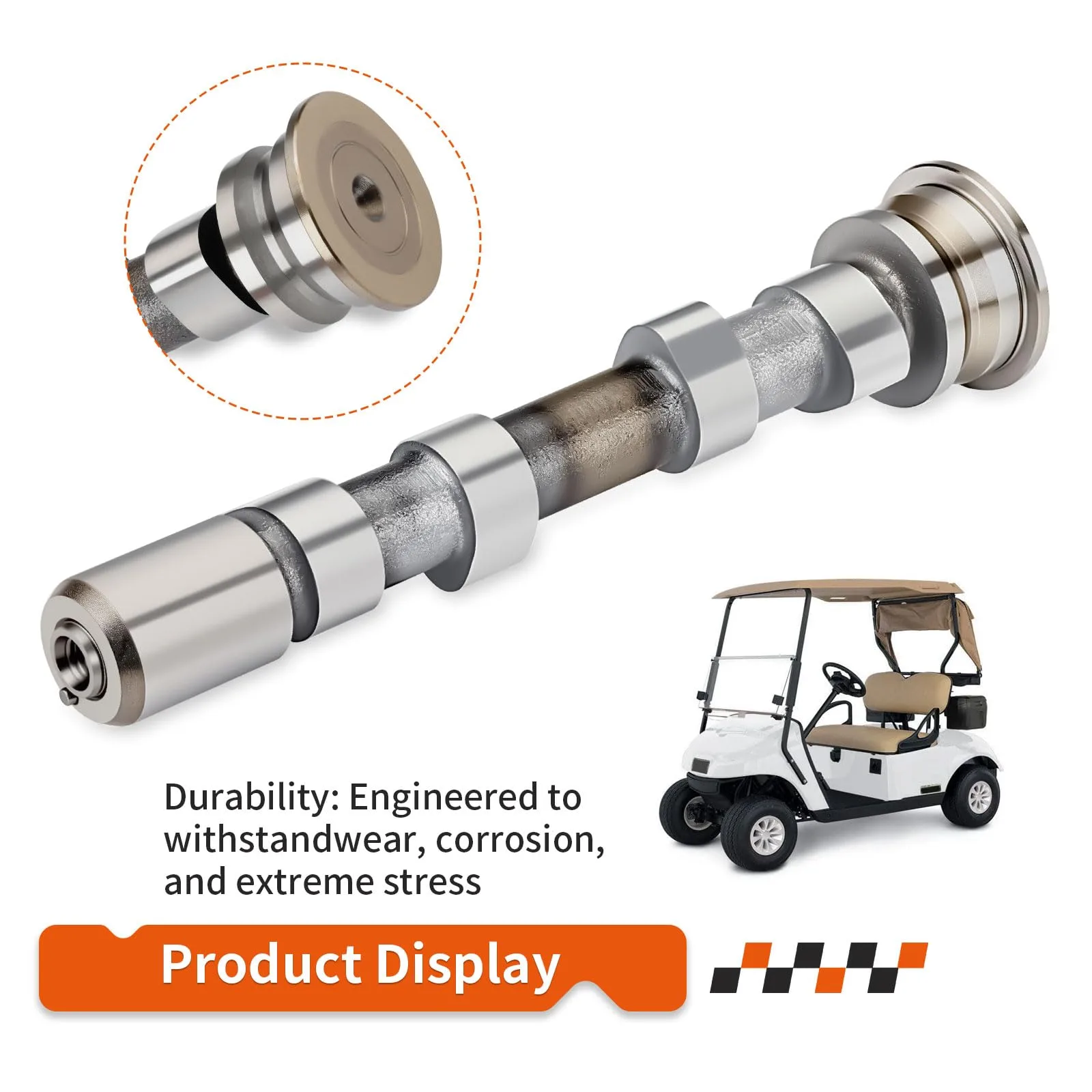 zozoye Camshaft Cam 26615-G01 for E-Z-GO 1994-2002 Non-MCI (Robin 295/350cc) image 4