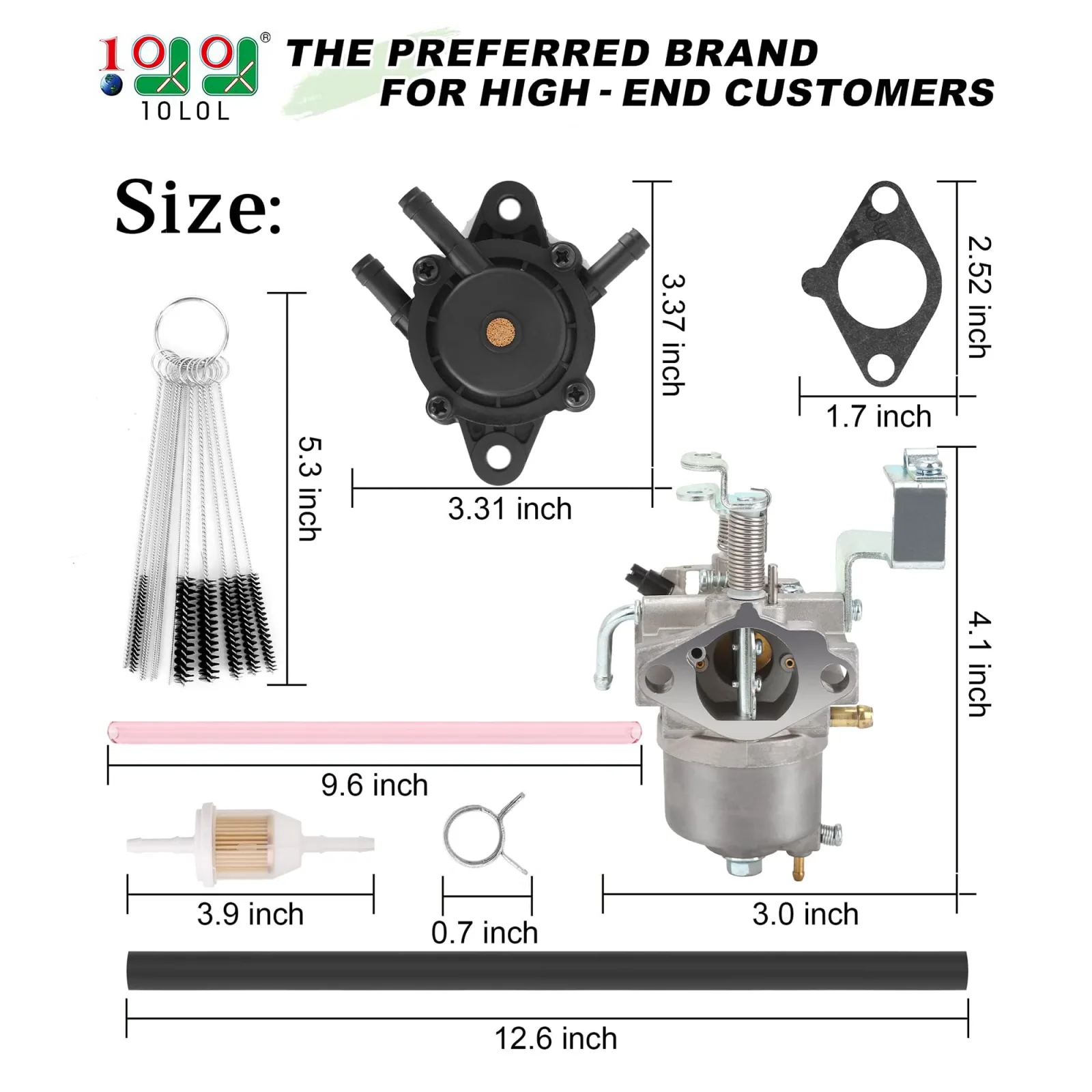 10L0L Carburetor Kit for Yamaha G22-G29 Gas Golf Carts image 2