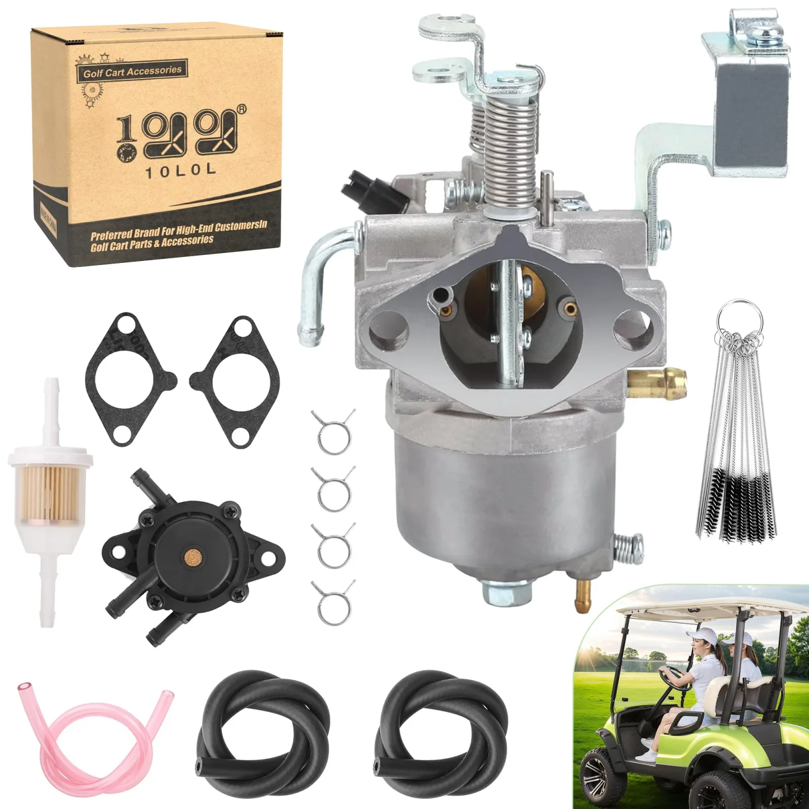 10L0L Carburetor Kit for Yamaha G22-G29 Gas Golf Carts