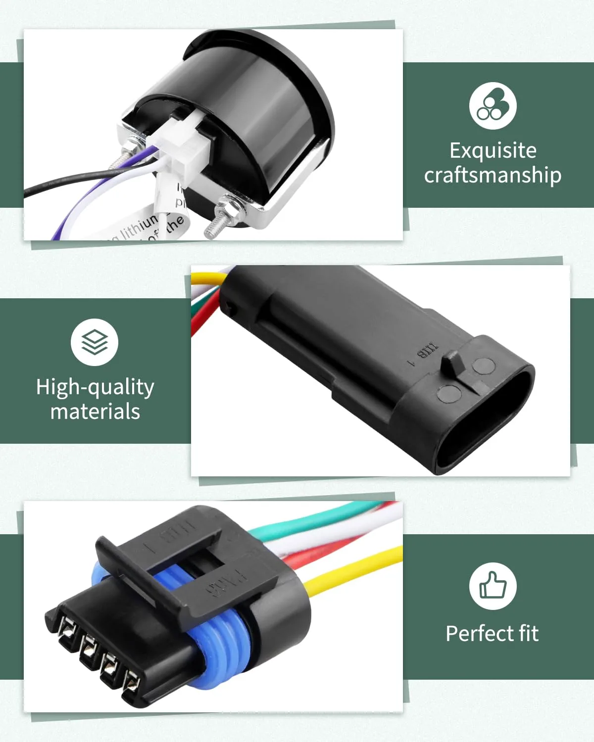 Fozipamy Battery Gauge Meter for E-Z-GO RXV 48V image 4