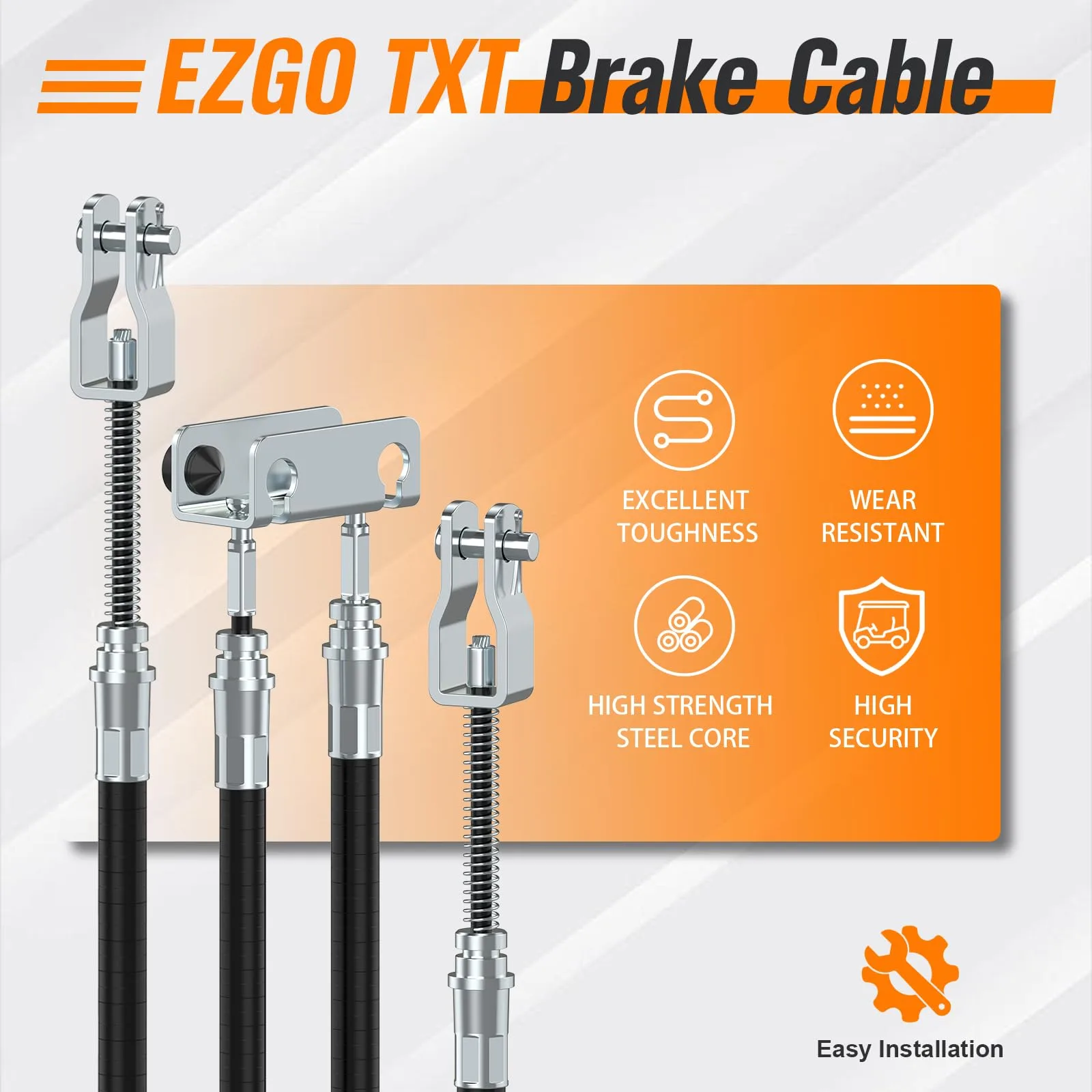 GODCTSUP Brake Cable Set for E-Z-GO TXT & Medalist image 2