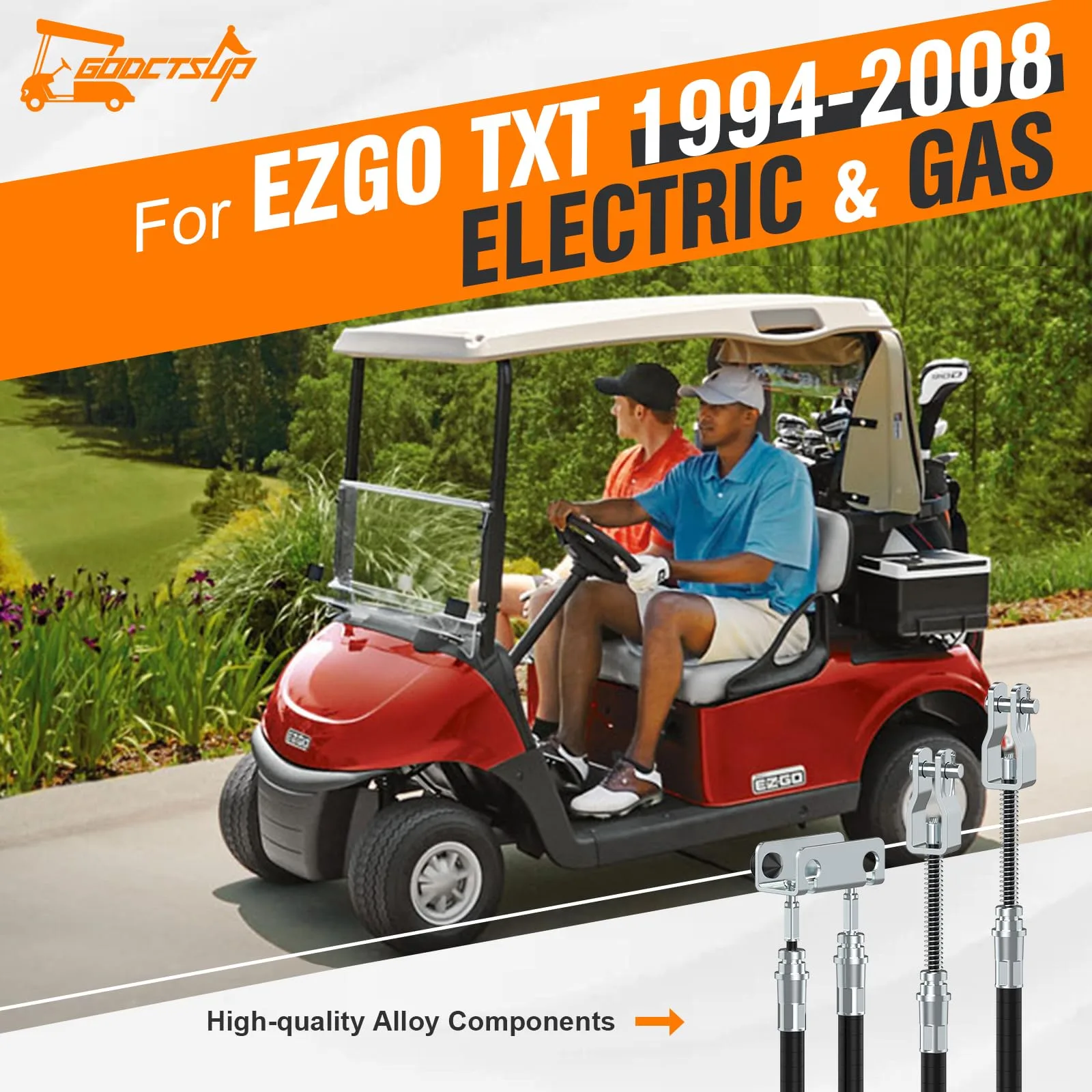 GODCTSUP Brake Cable Set for E-Z-GO TXT & Medalist image 3