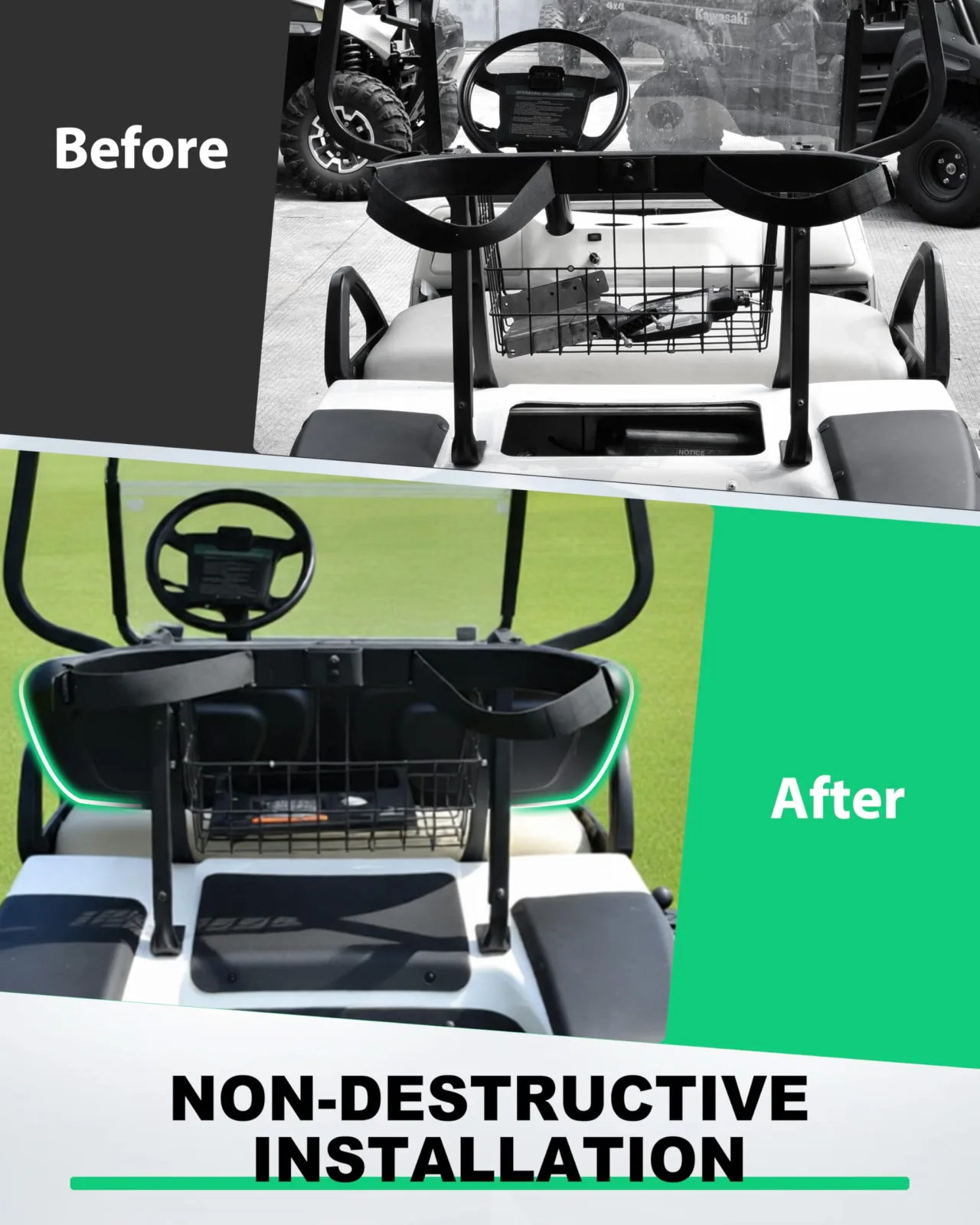 LDETXY Seat Back Cap for Club Car DS 2001+ image 2