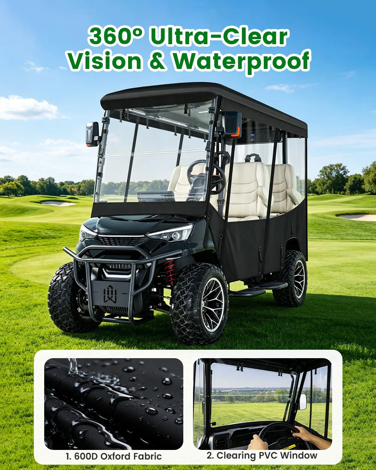 WEIMELL Enclosure for DACH Apollo 4-Passenger Golf Cart image 2