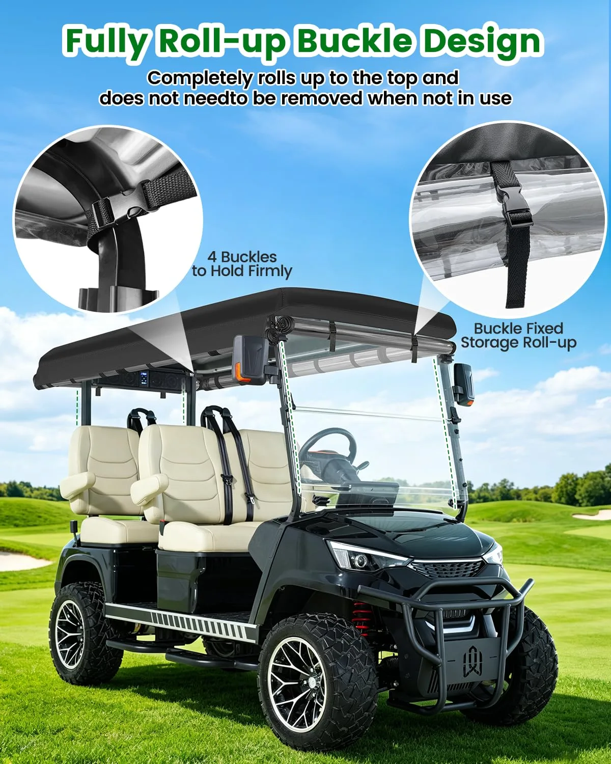 WEIMELL Enclosure for DACH Apollo 4-Passenger Golf Cart image 4
