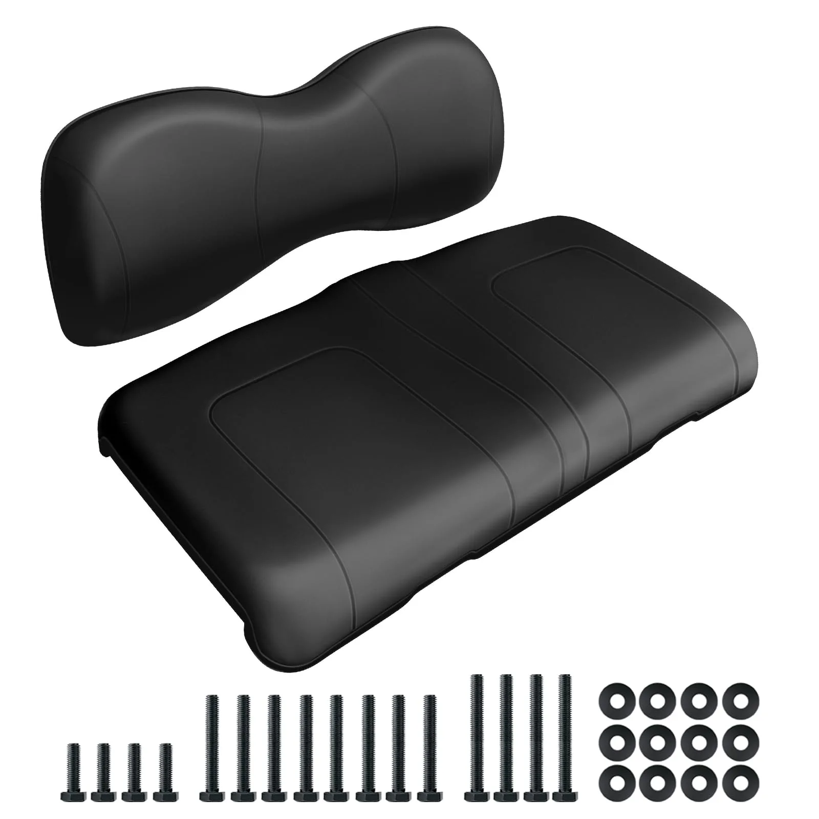 HEOHOU Front Seat Cushion Assembly for Yamaha G29/Drive (2007-2016) HH-GCFSS-G29-Black
