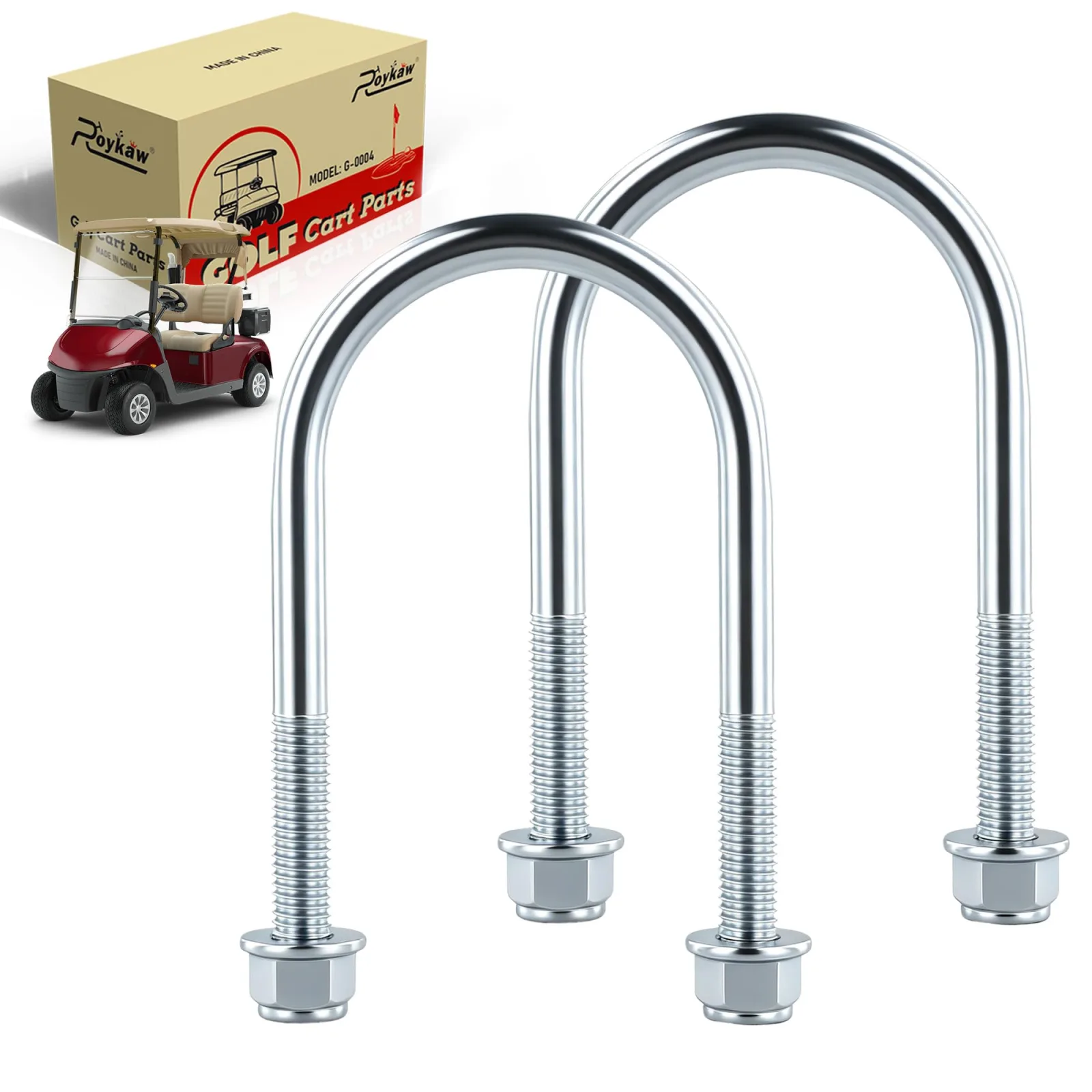Roykaw Rear Leaf Spring U-Bolt for E-Z-GO RXV 2+2 & Freedom ROY0723