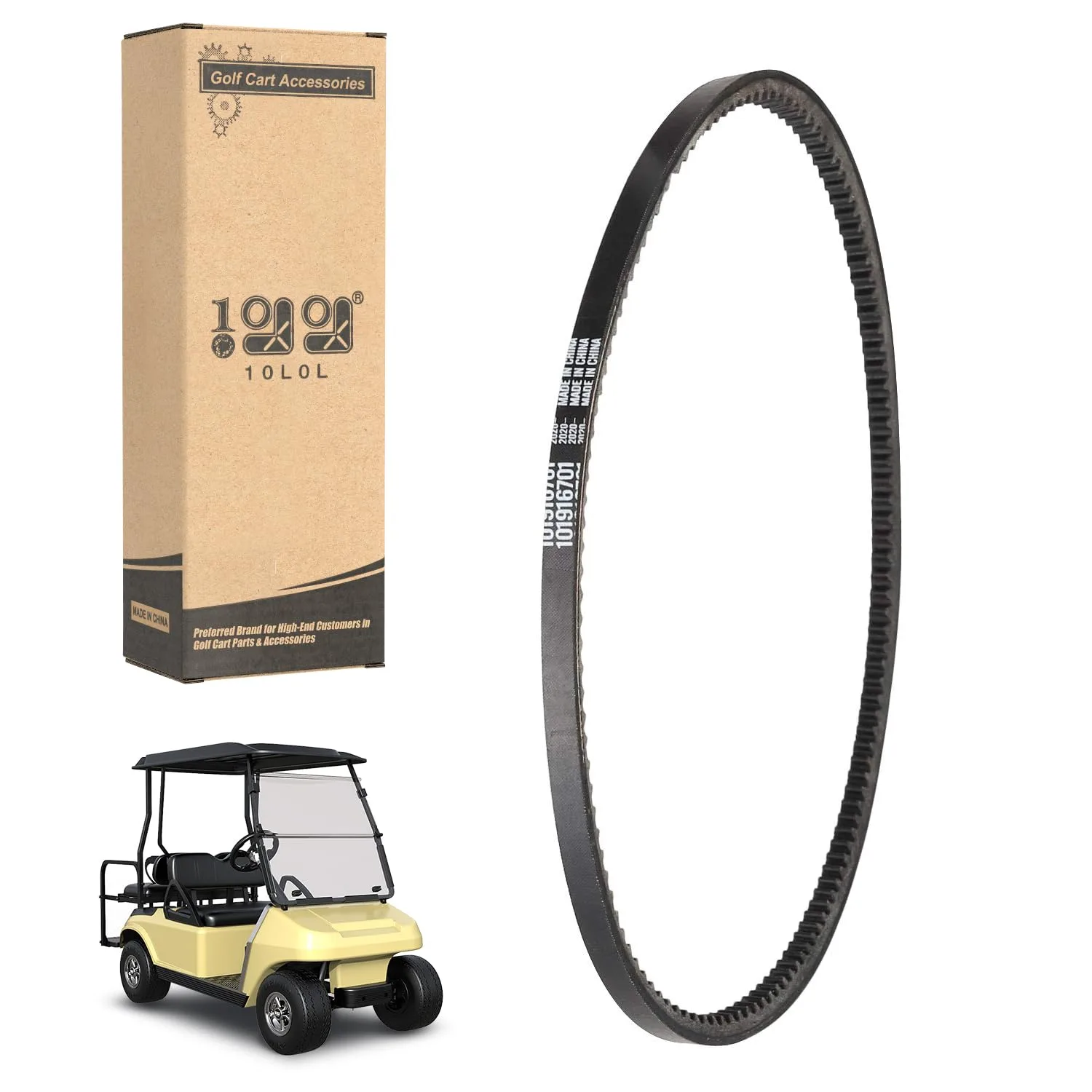 10L0L Starter Generator Belt for Club Car DS and Precedent