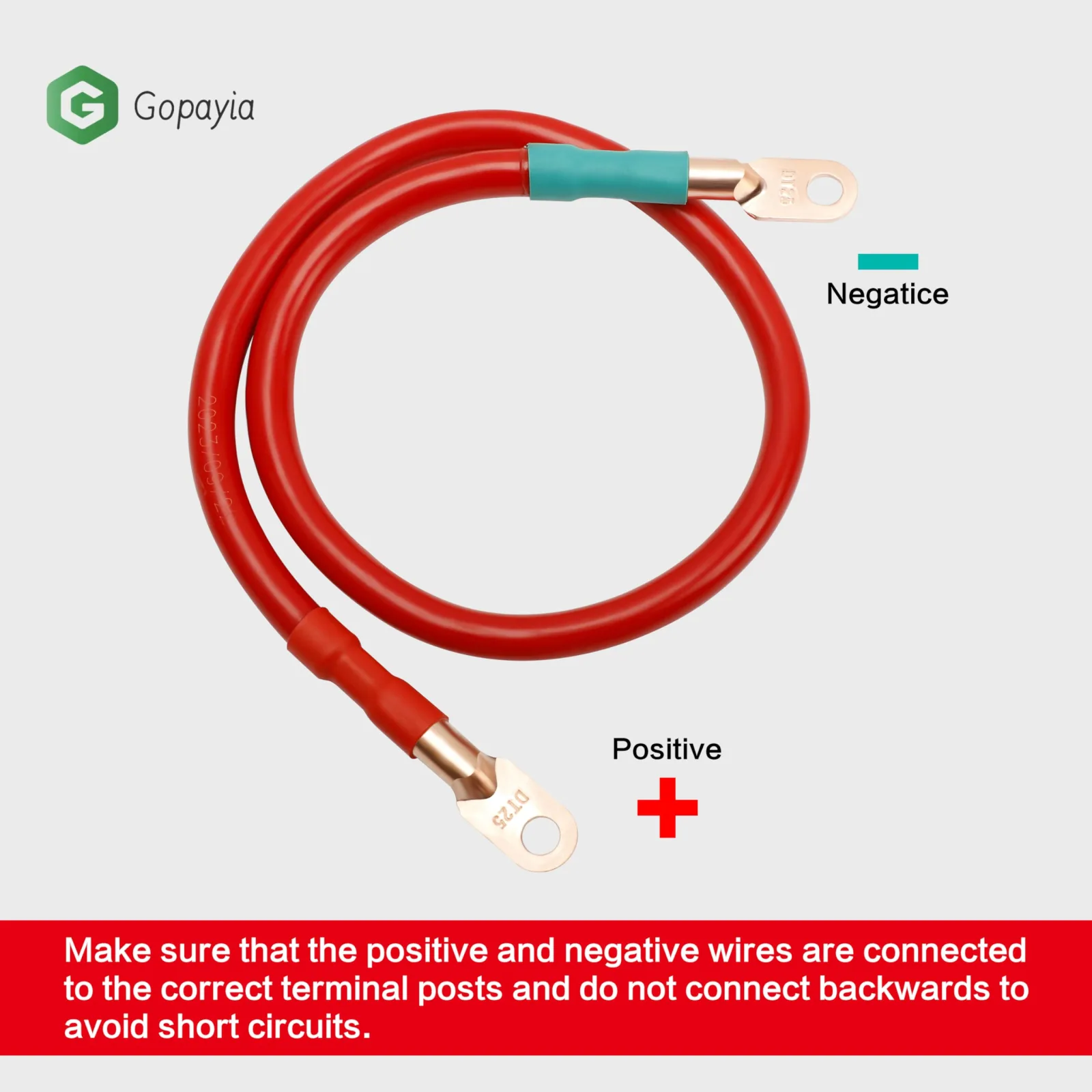 Gopayia 4 AWG Battery Cables for E-Z-GO TXT 18-Inch image 4