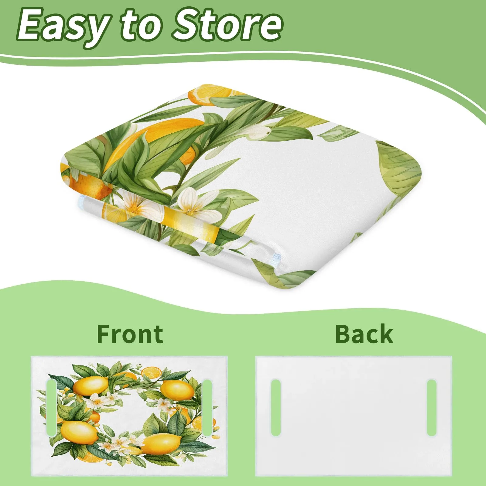 Tiveruda 51" x 31" Universal 2-Person Golf Cart Seat Cover image 4