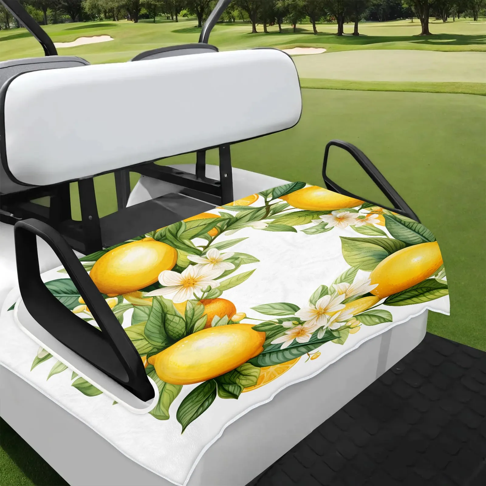 Tiveruda 51" x 31" Universal 2-Person Golf Cart Seat Cover