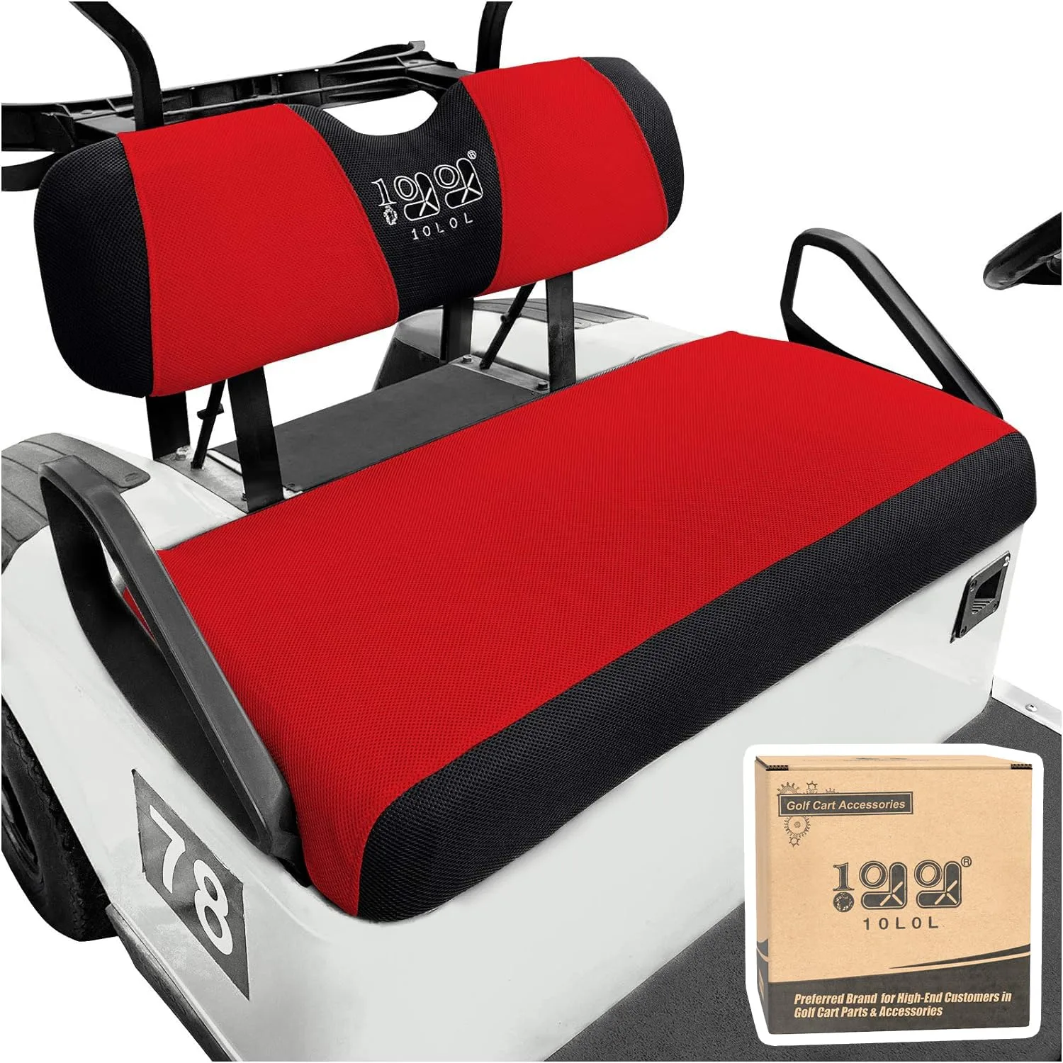 10L0L Golf Cart Seat Covers for E-Z-GO TXT/RXV and Club Car DS