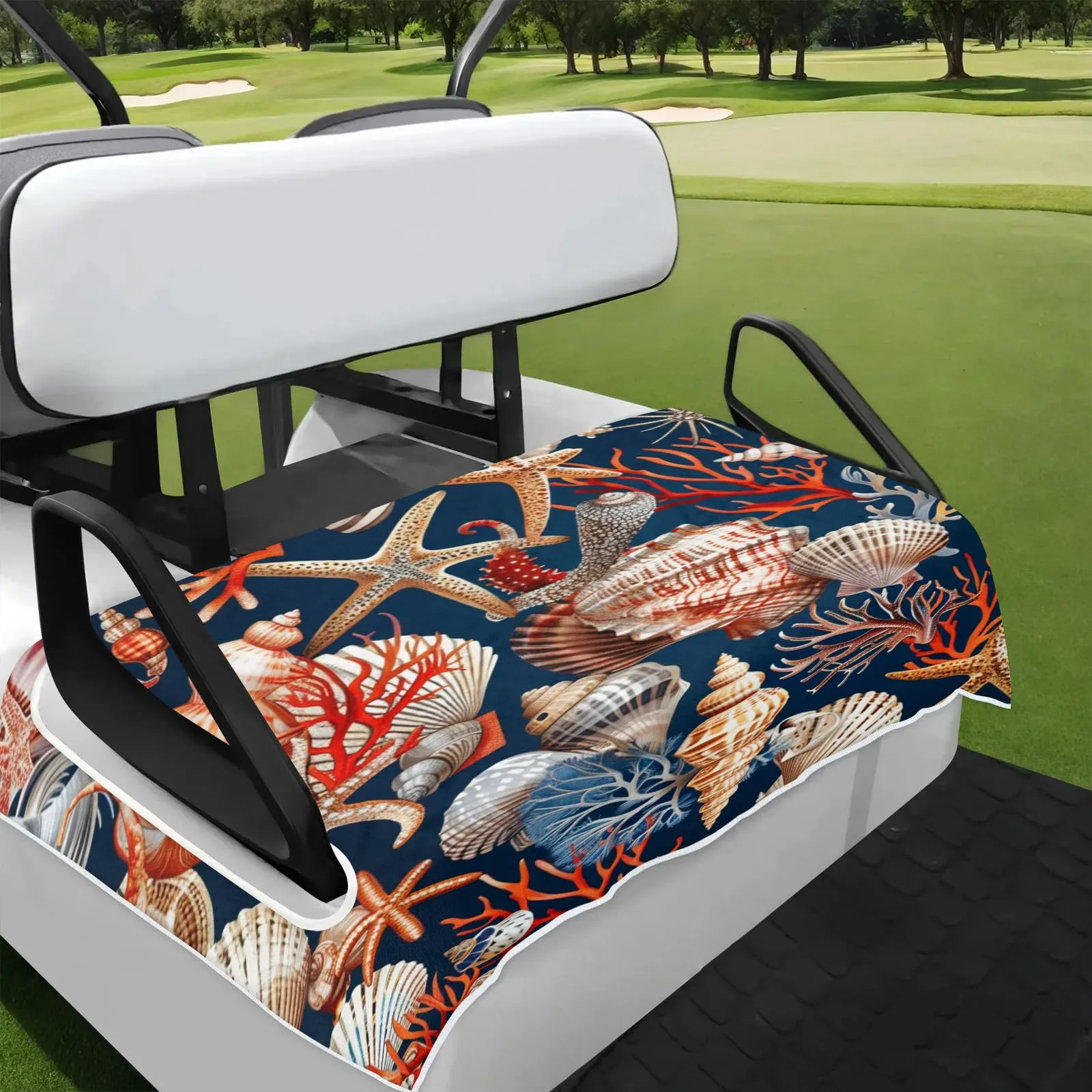 Tiveruda Golf Cart Seat Cover for Double Seats