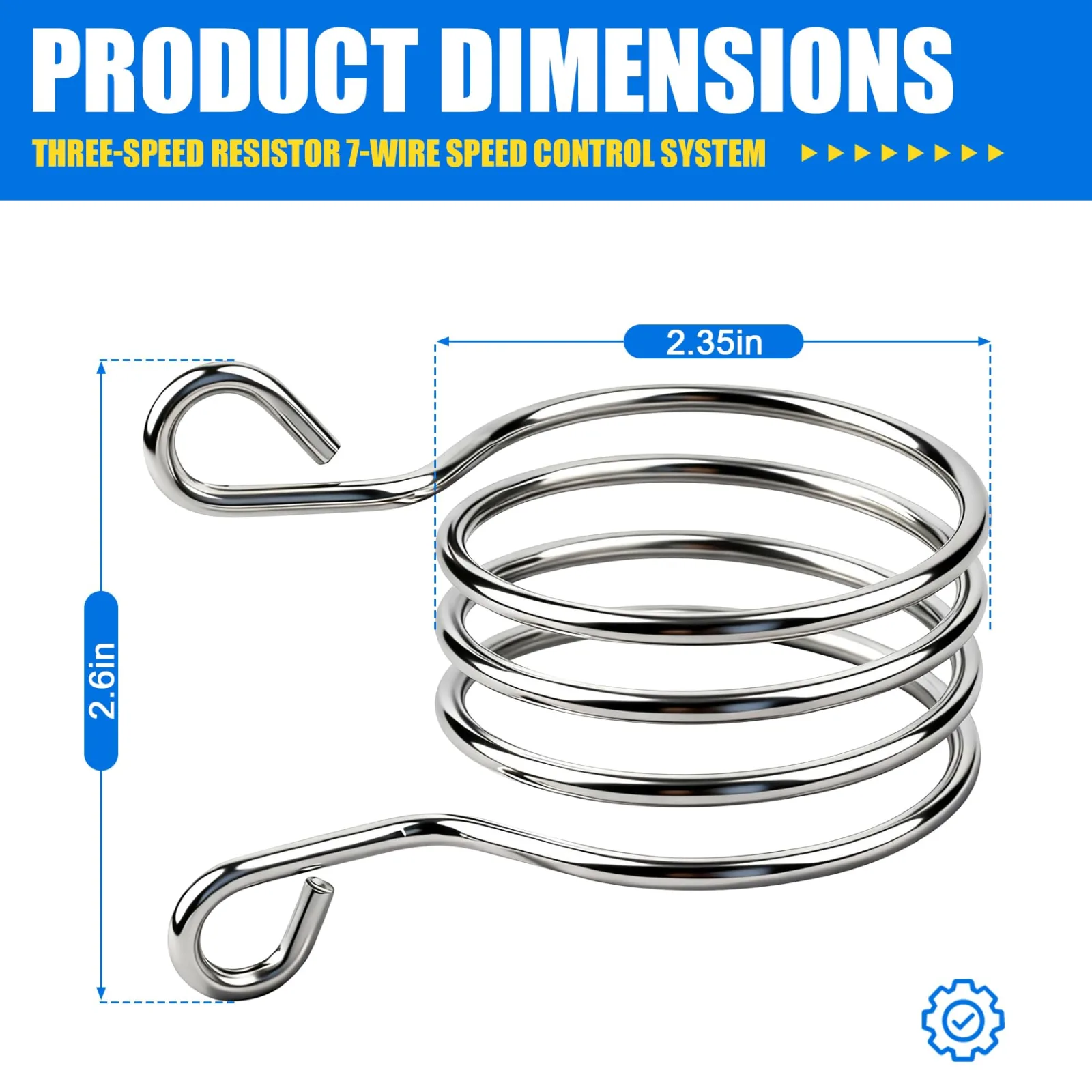 Yamusedy Third-Speed Resistor for Club Car DS Golf Carts image 4
