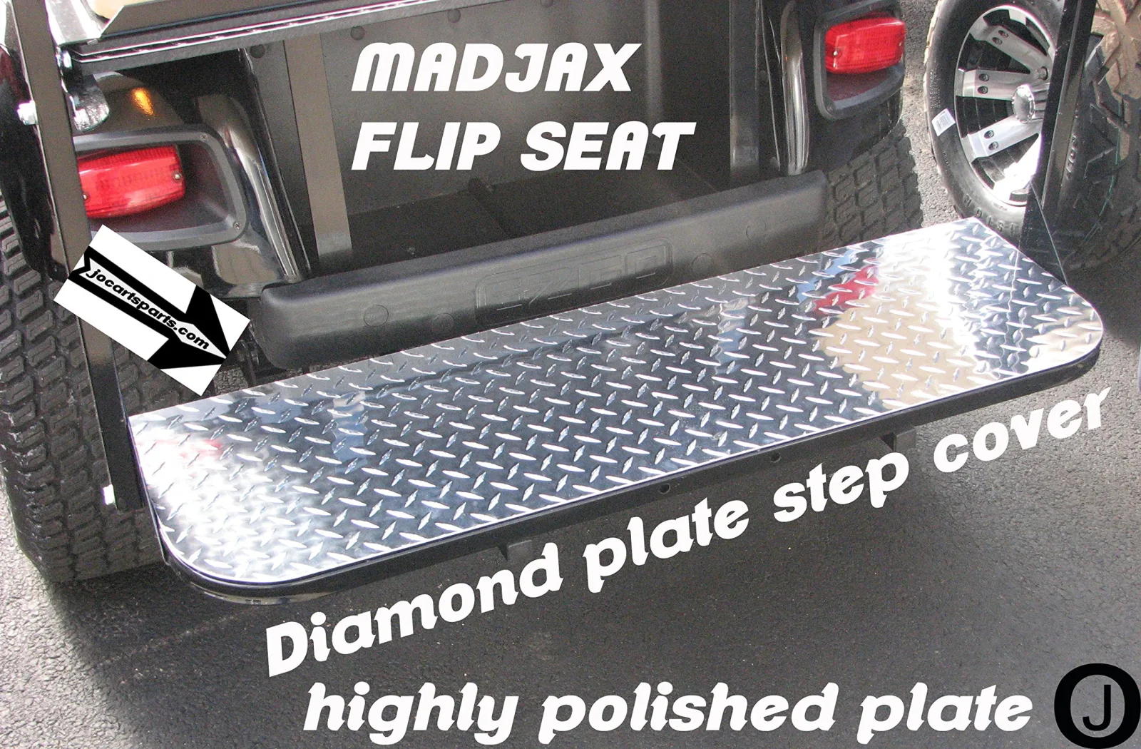 Madjax Diamond Plate Flip Seat Step Cover image 3