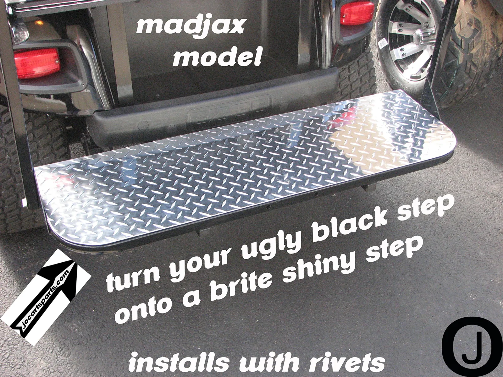 Madjax Diamond Plate Flip Seat Step Cover image 4