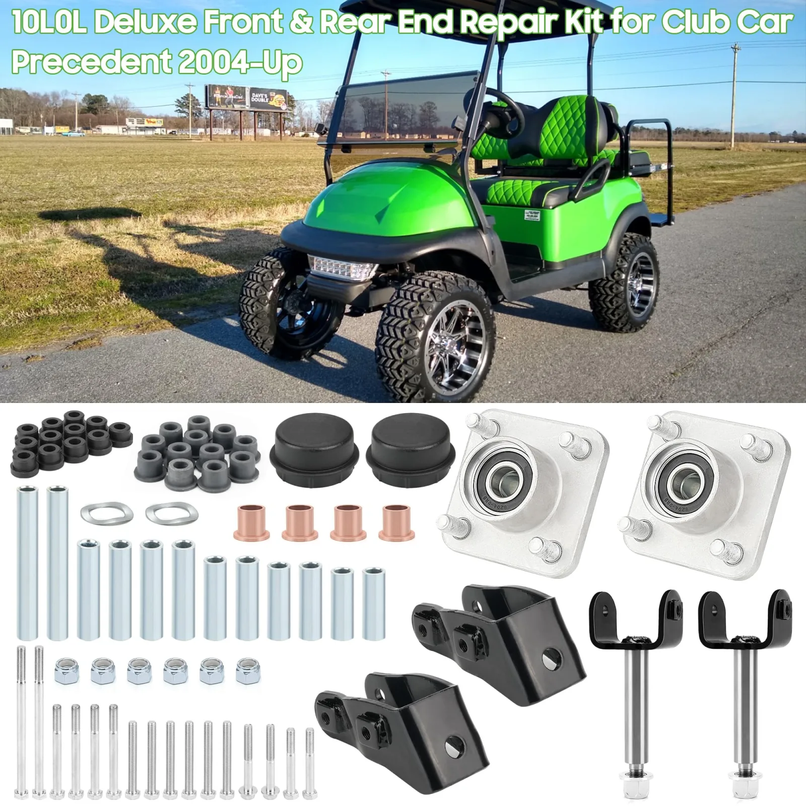 10L0L Front End Repair Kit for Club Car Precedent and Tempo image 3