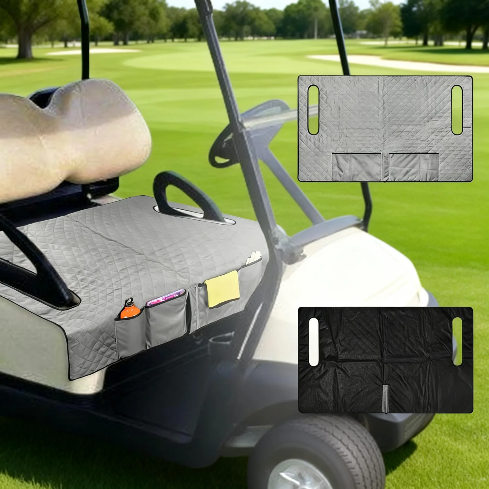 WaFtesh Golf Cart Front Seat Cover for Yamaha and Club Car
