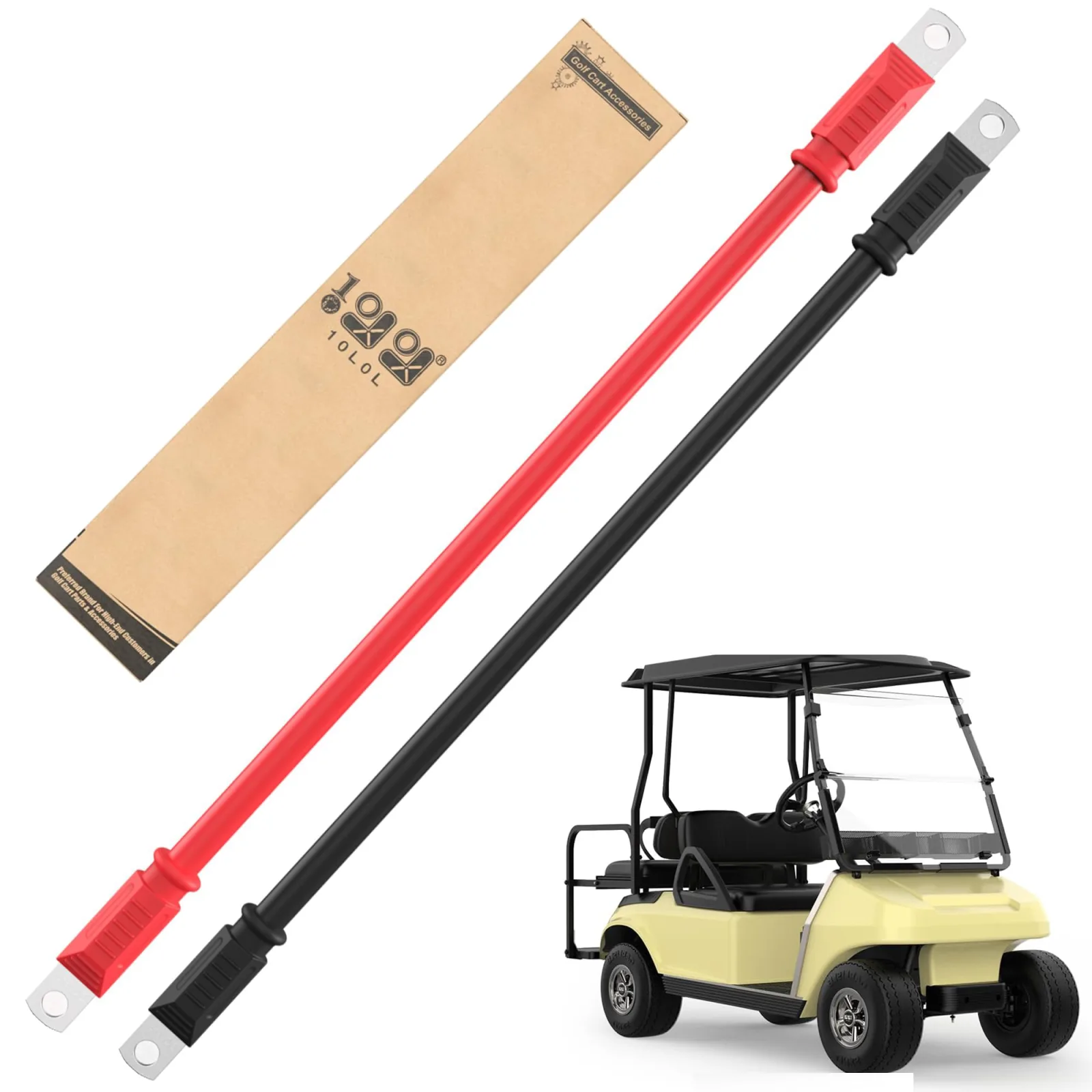 10L0L Battery Cable Set for Club Car DS and Precedent
