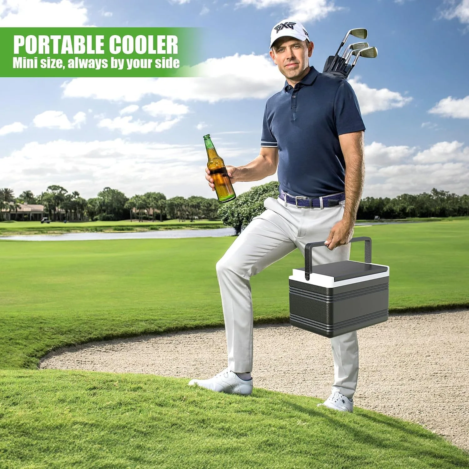 10L0L Universal Golf Cart Cooler with Mounting Bracket image 3