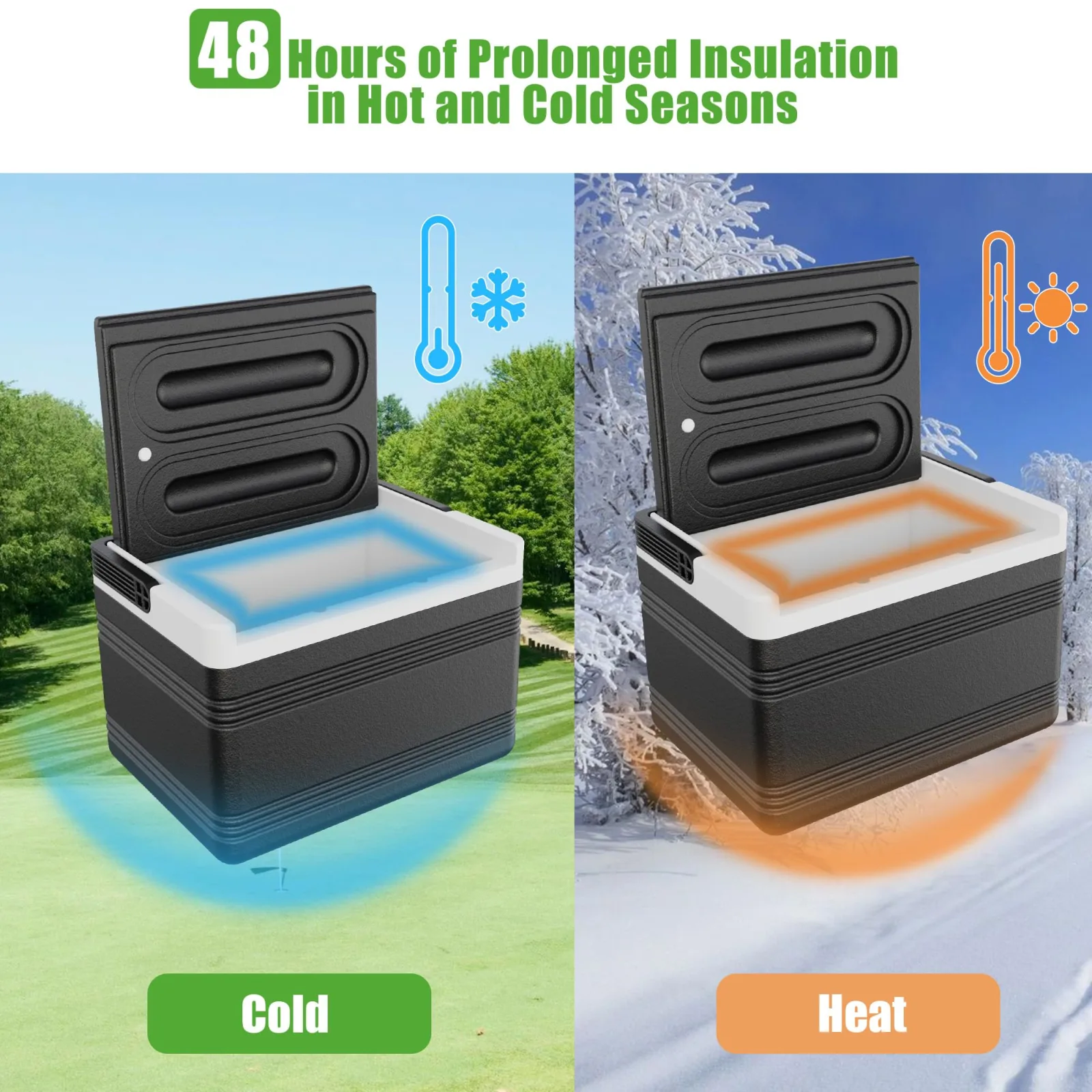 10L0L Universal Golf Cart Cooler with Mounting Bracket image 4
