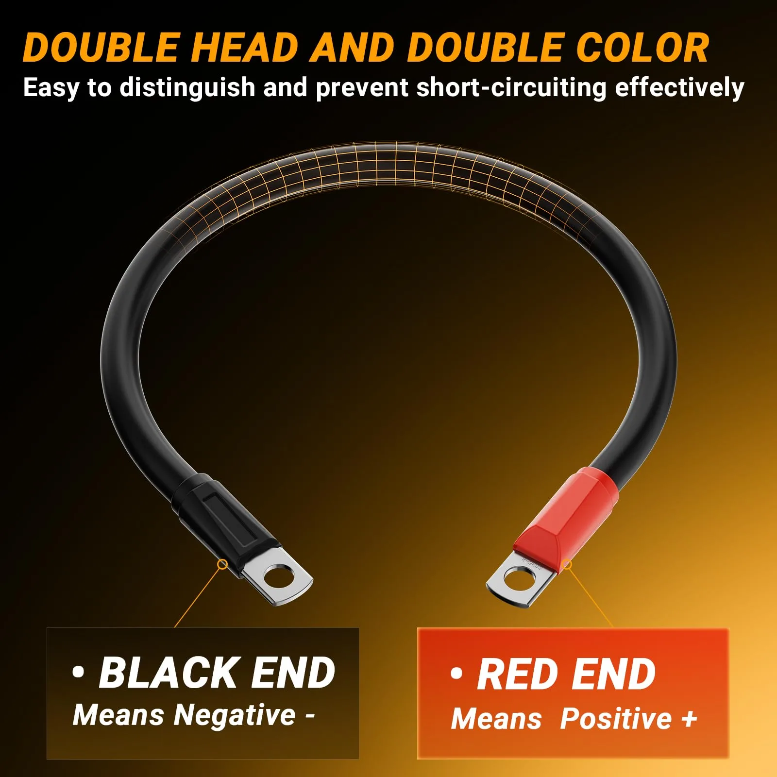 CLUBRALLY Battery Cable Kit for E-Z-GO RXV | Aix-CB-093 image 4
