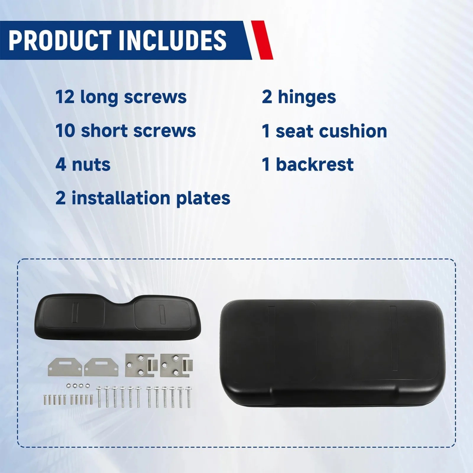 waltyotur Front Seat Cushion for E-Z-GO Medalist and TXT image 4