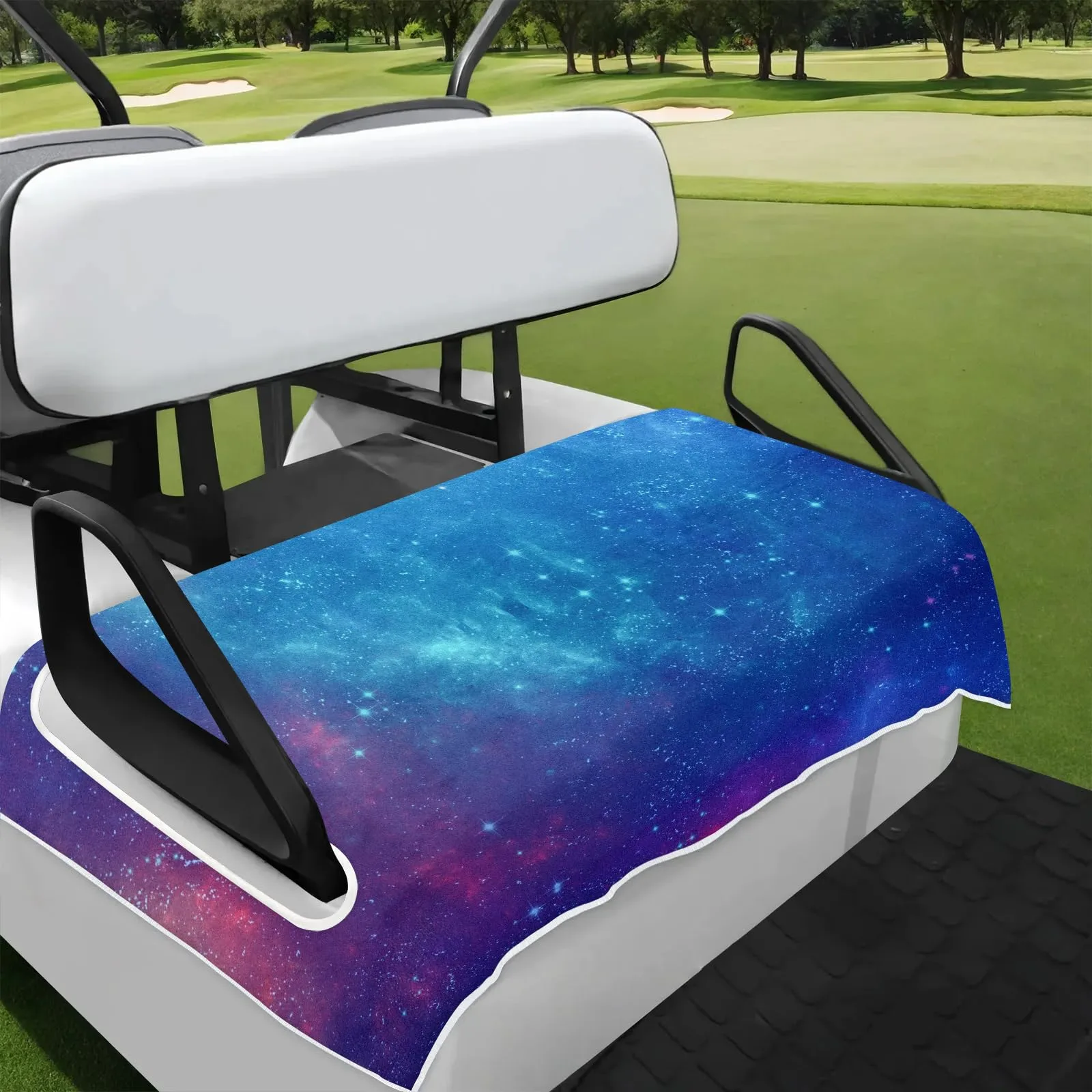 Tiveruda Golf Cart Seat Cover Blanket for Double Seats