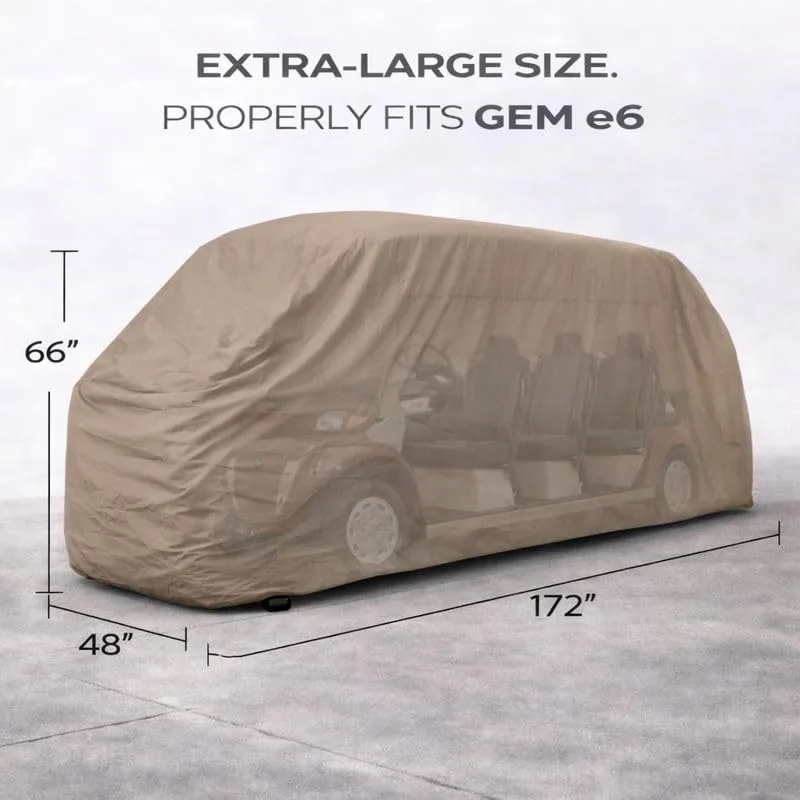 Formosa Covers Storage Cover for GEM e6 Golf Cart image 2