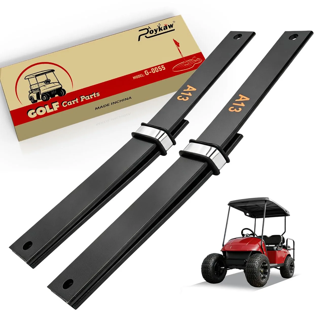 Roykaw Front 2-Leaf Spring for E-Z-GO TXT 2001-2003 — G-0344N