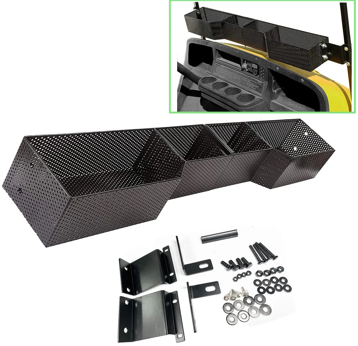 BestAccess Front Dash Storage Basket for E-Z-GO TXT & RXV image 2