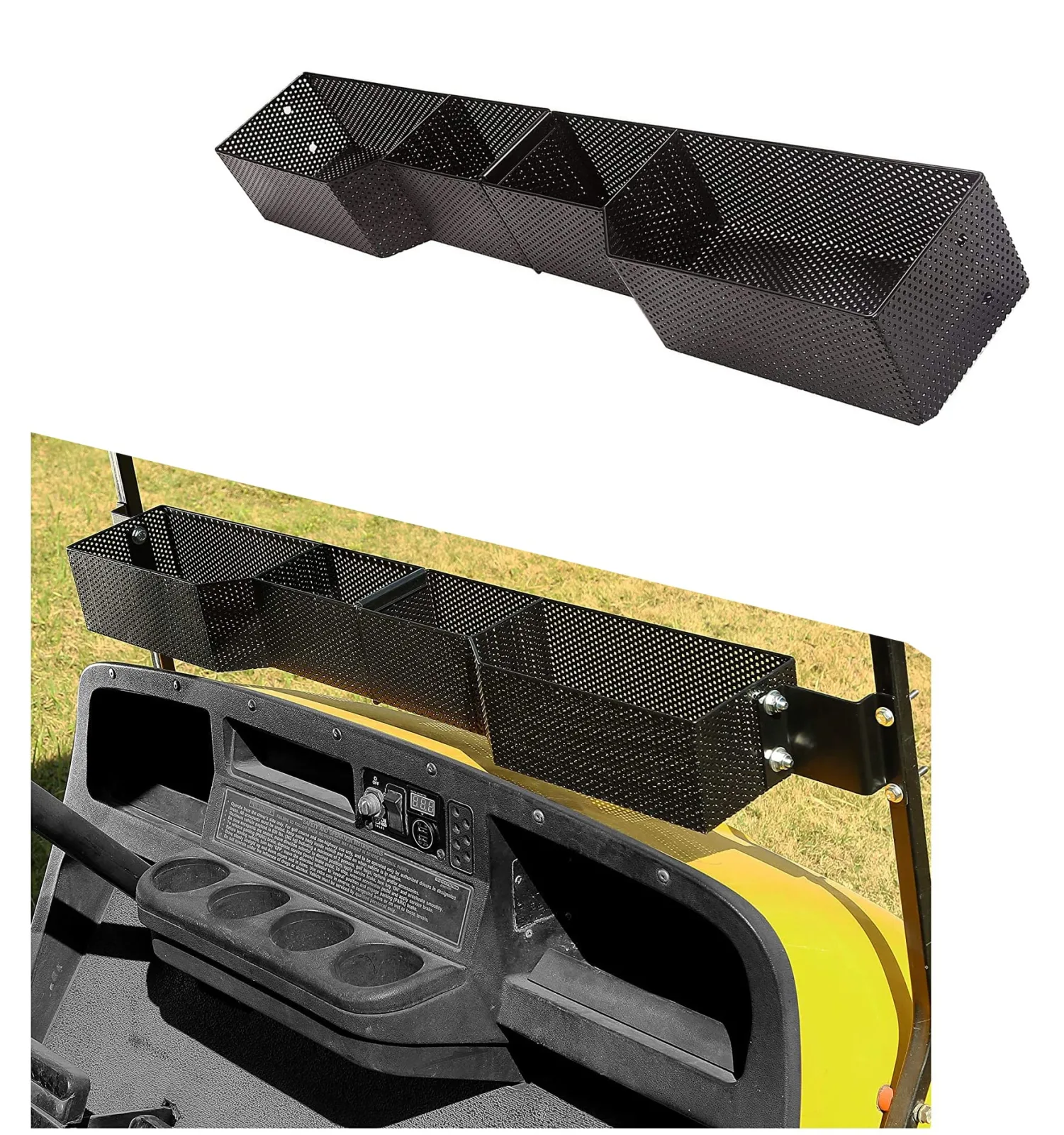 BestAccess Front Dash Storage Basket for E-Z-GO TXT & RXV