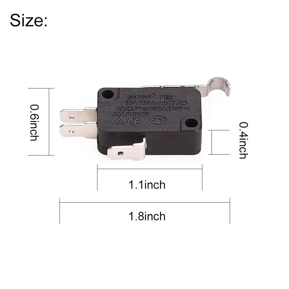 10L0L 4240 3-Prong Micro Switch for Club Car Golf Carts image 4
