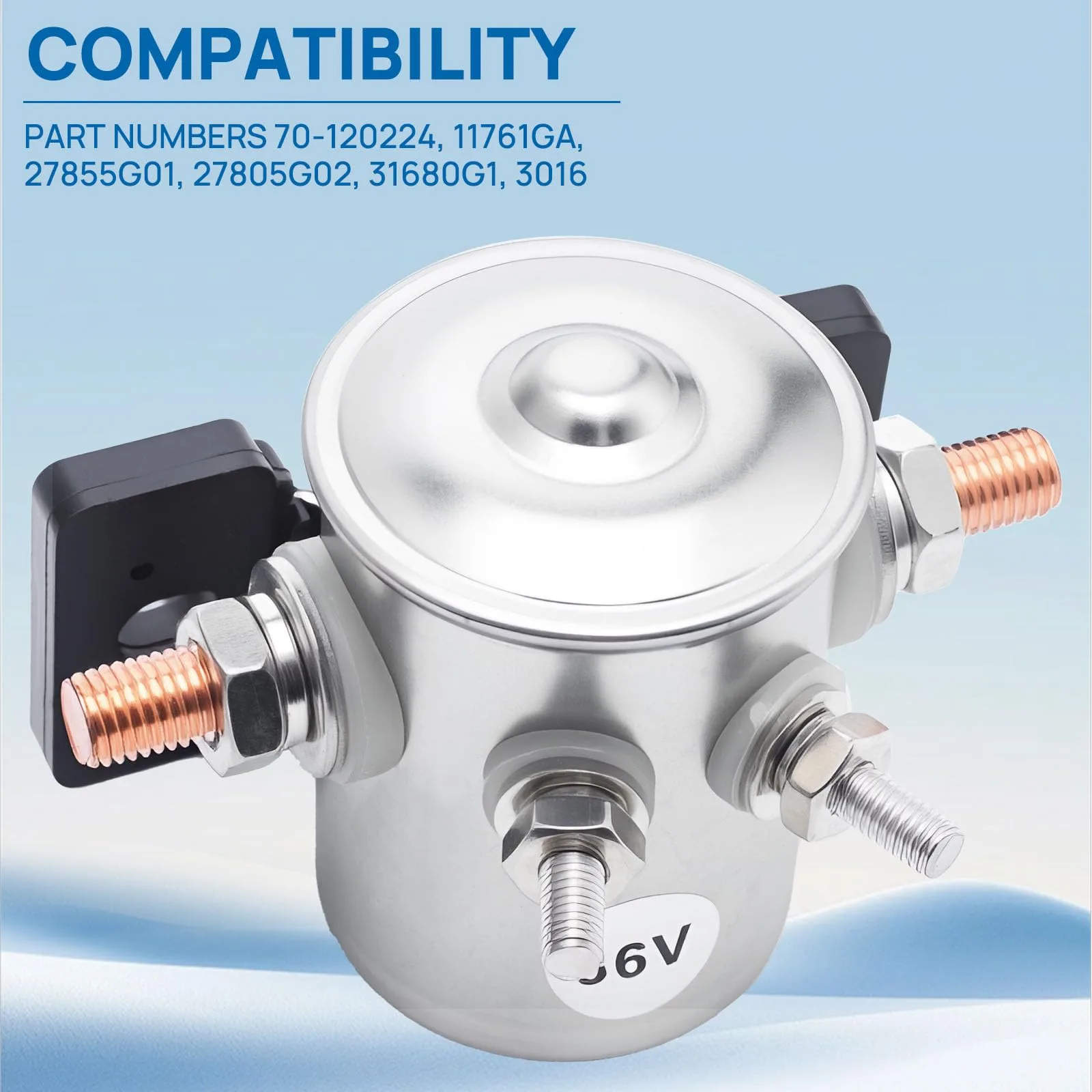 36V Solenoid for E-Z-GO TXT, Medalist and Marathon Carts image 4