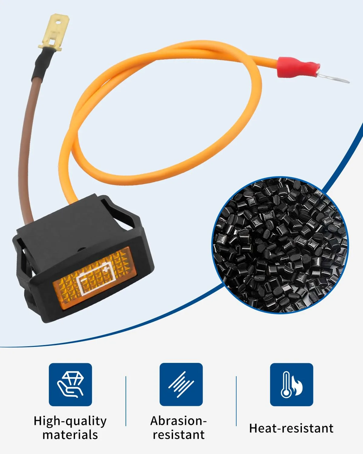 YUANTUO 48V Battery Warning Light for Club Car DS image 3