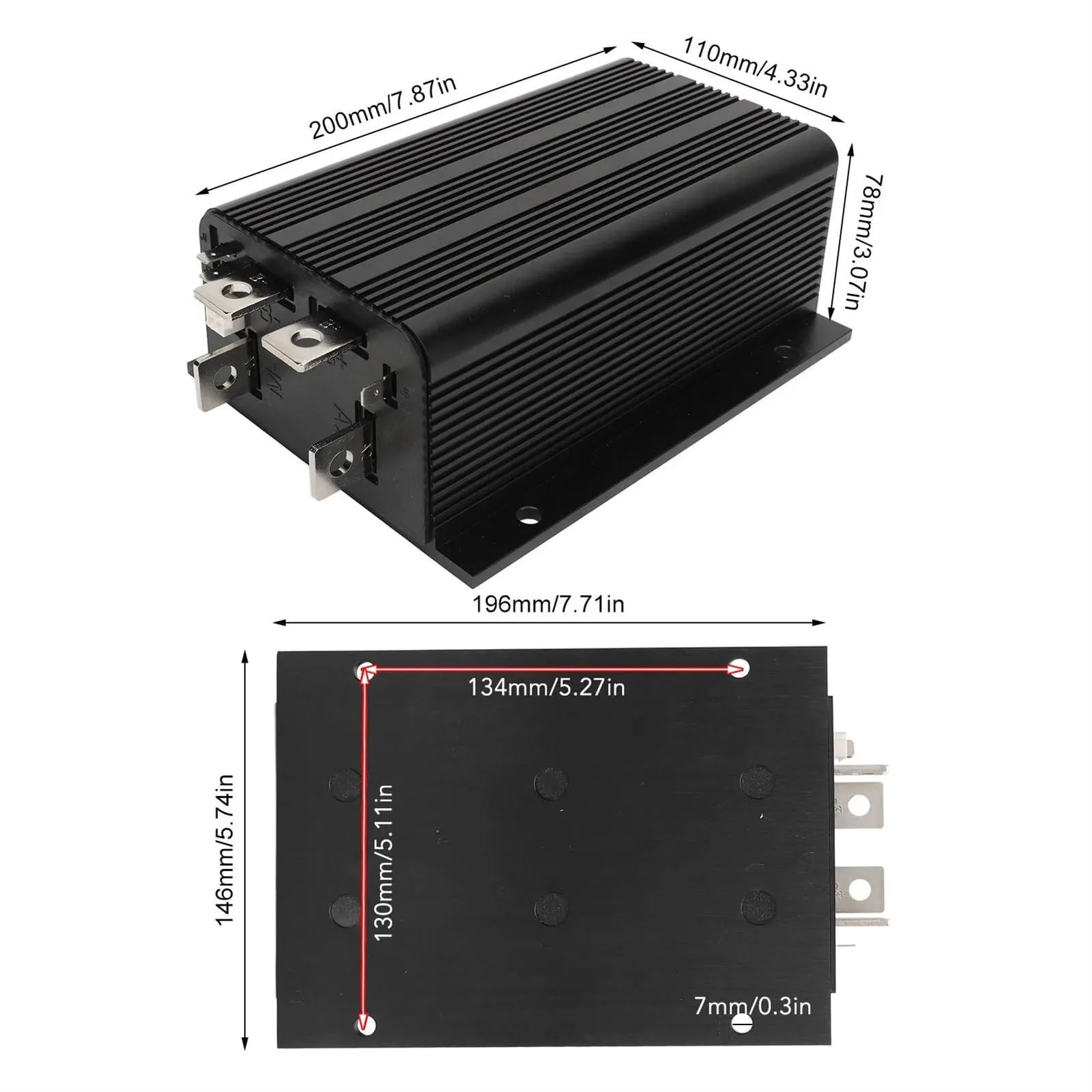 TKJBHGPK 24V 500A Golf Cart Motor Controller (1205M-4601) image 4
