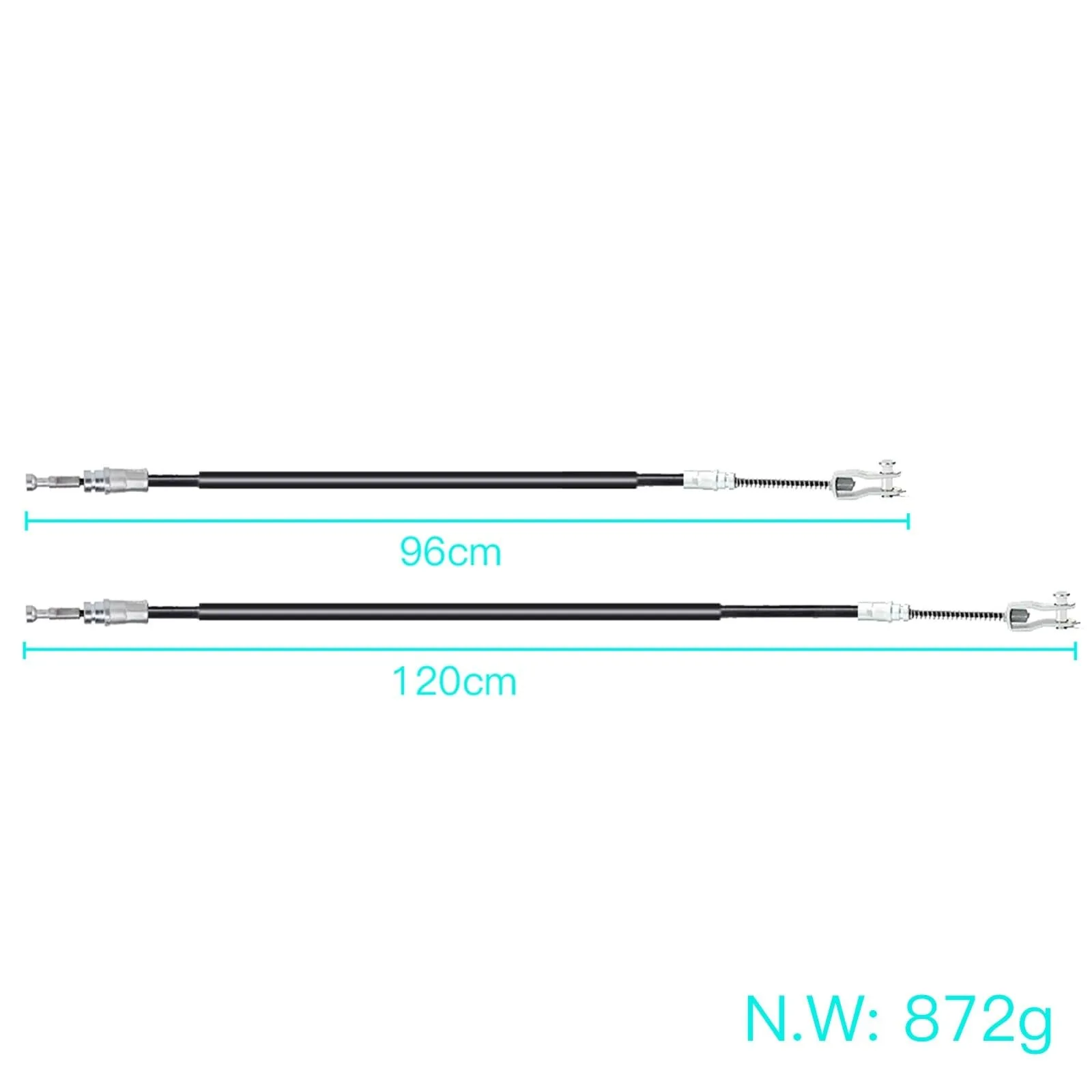 QIJUQKXI Left/Right Golf Cart Brake Lines image 4