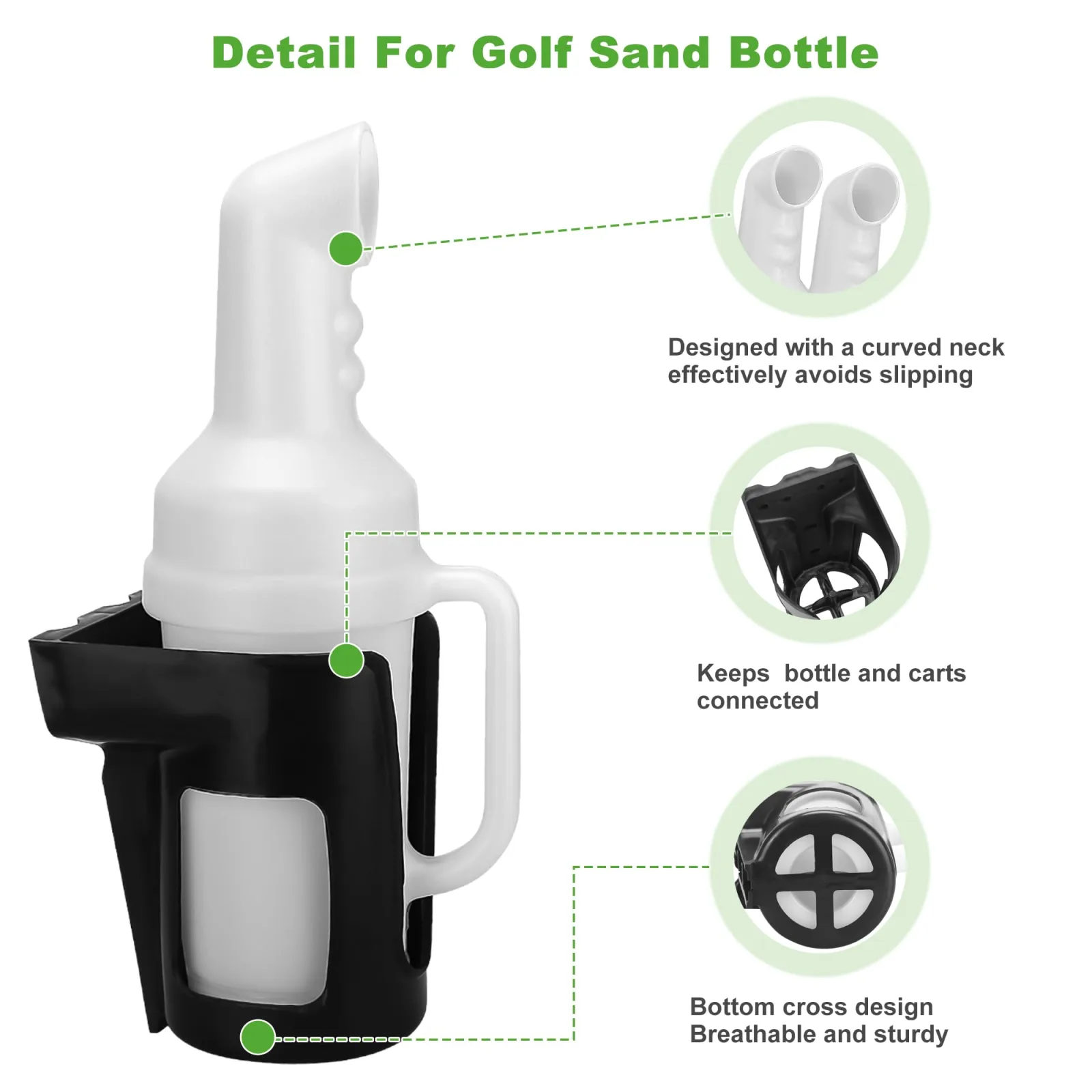 10L0L Y61-A Golf Cart Sand Bottle Set image 3
