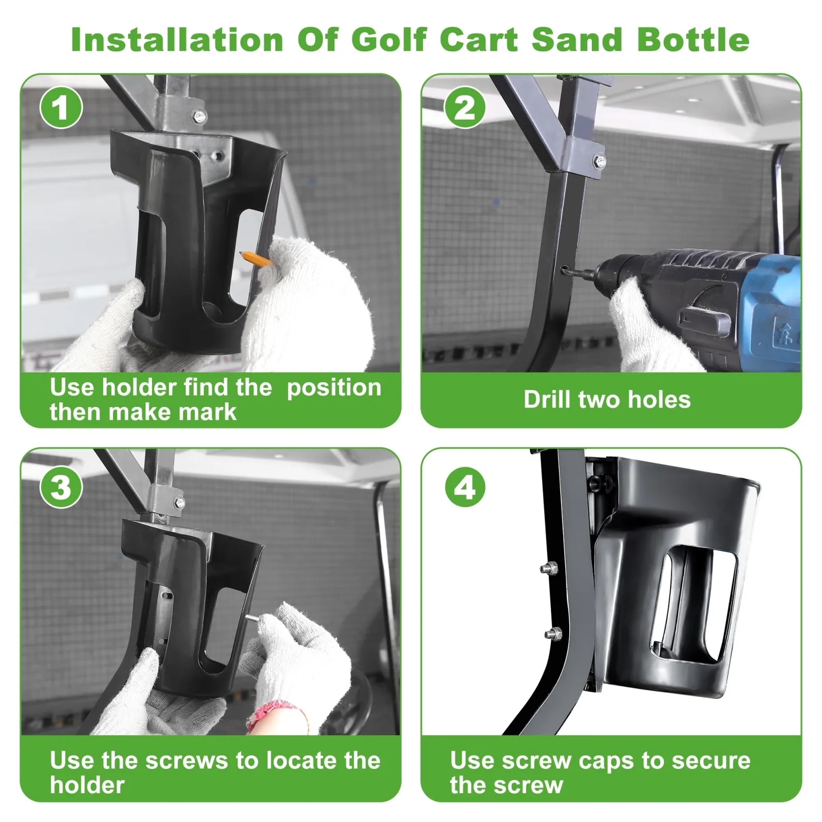 10L0L Y61-A Golf Cart Sand Bottle Set image 4