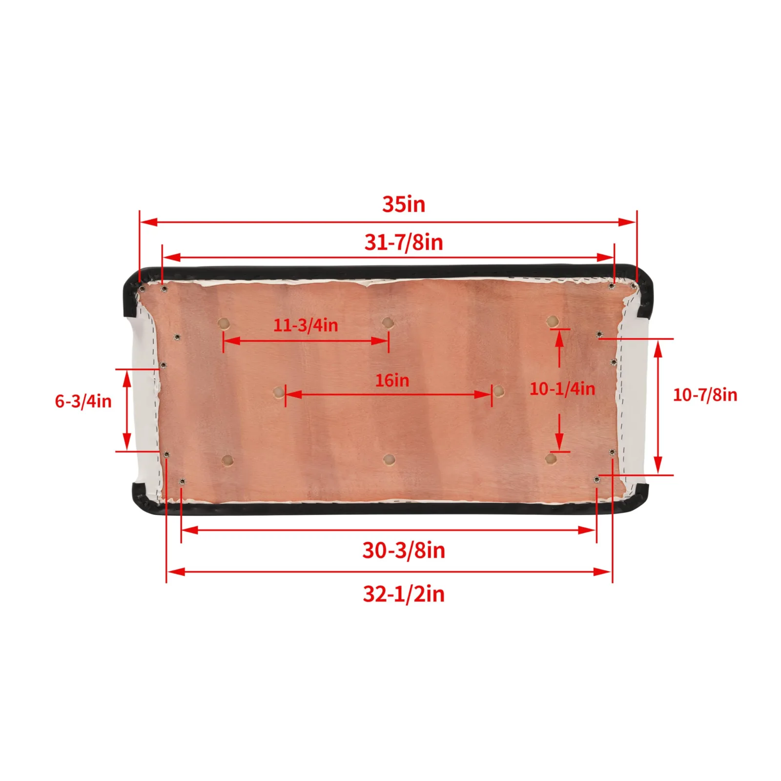 WUTIST Front Seat Bottom Cushion for Club Car DS image 2