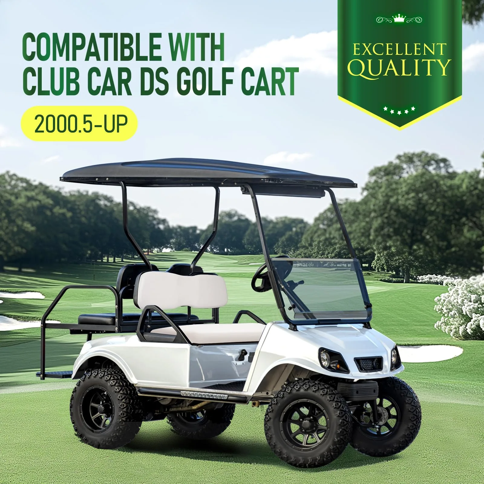 WUTIST Front Seat Bottom Cushion for Club Car DS image 3